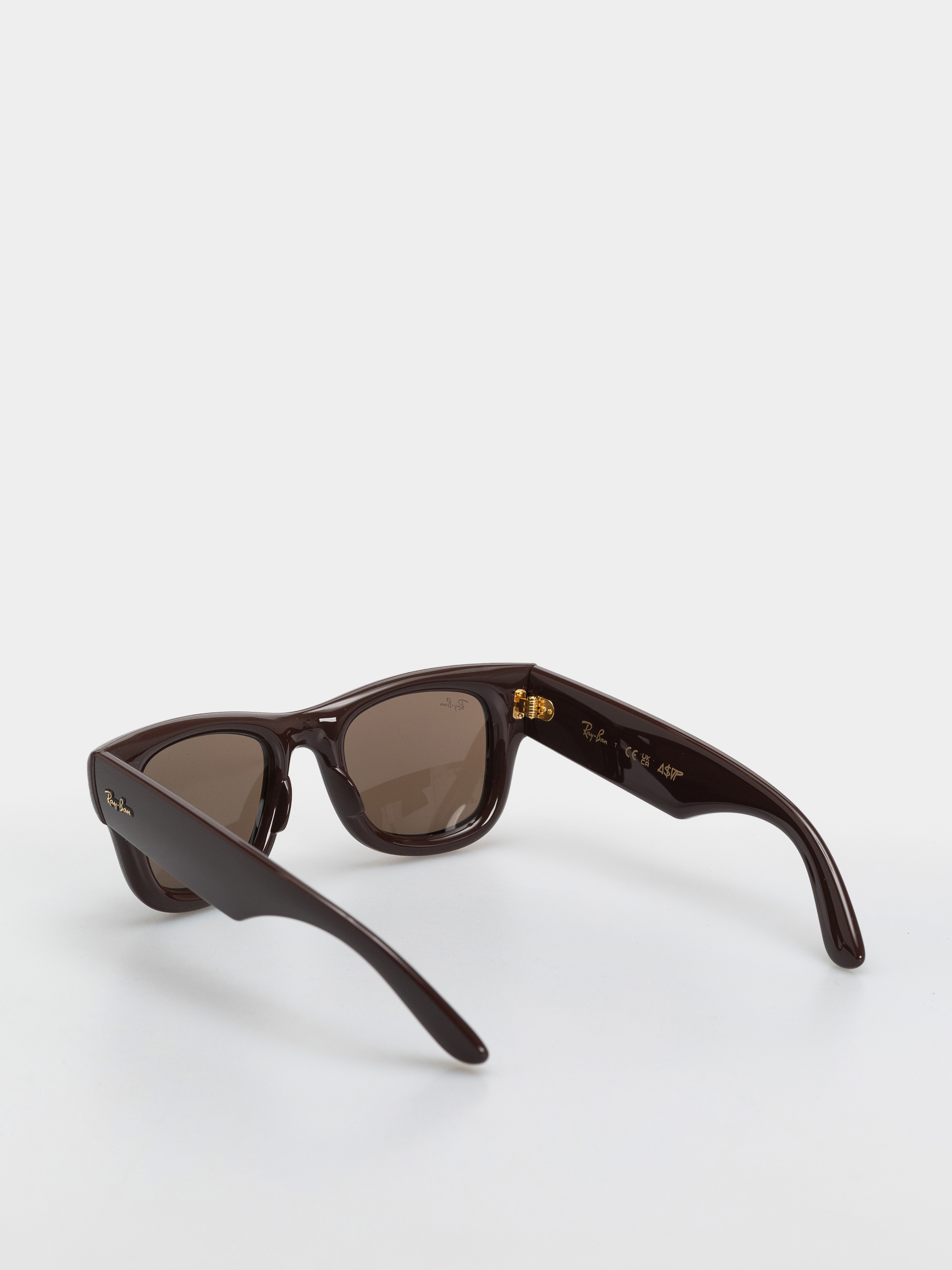 Ray-Ban Wayfarer Puffer Napszemüvegek (polerowany ciemnobrązowy/ciemnobrązowy)