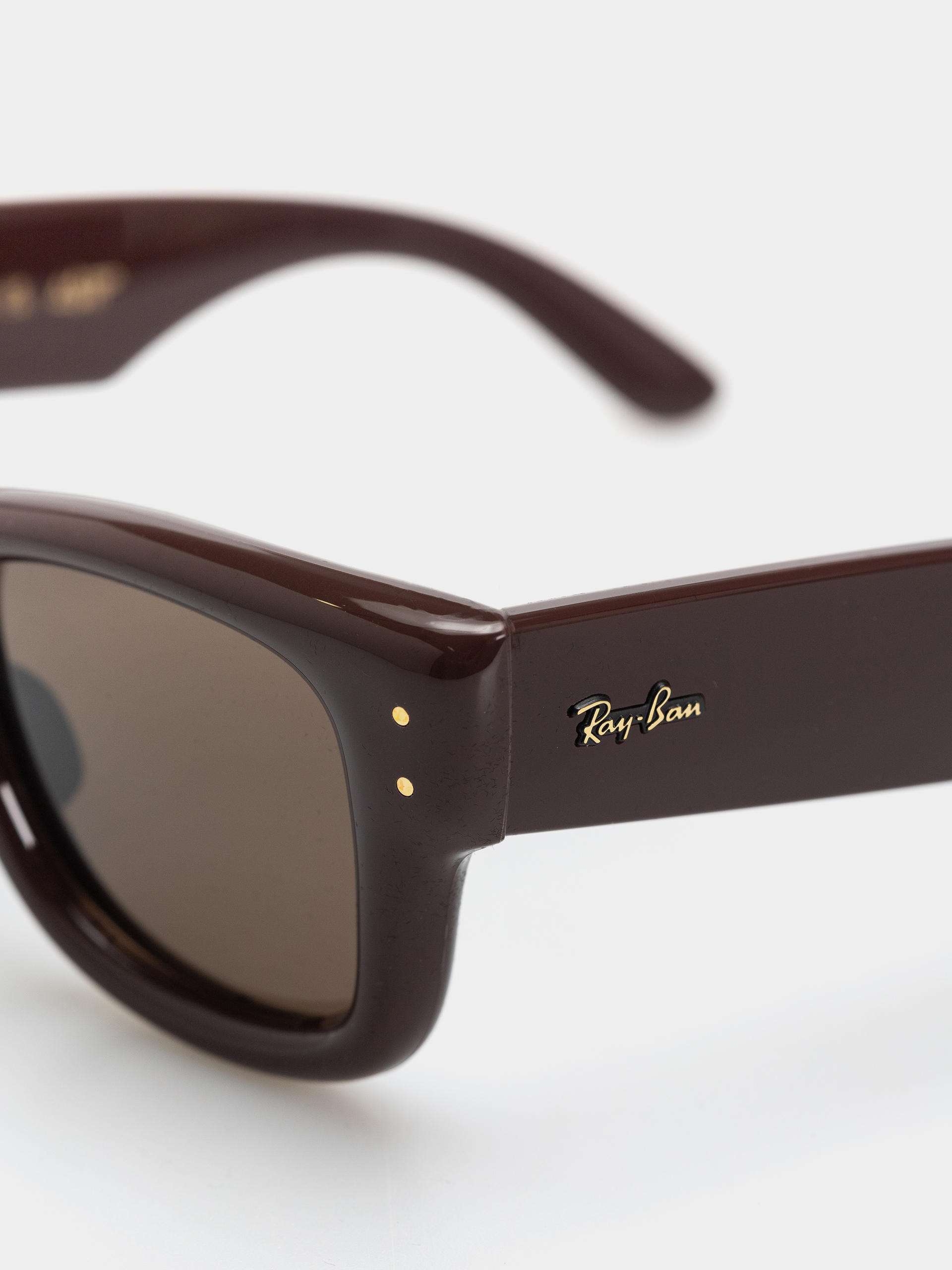 Ray-Ban Wayfarer Puffer Napszemüvegek (polerowany ciemnobrązowy/ciemnobrązowy)