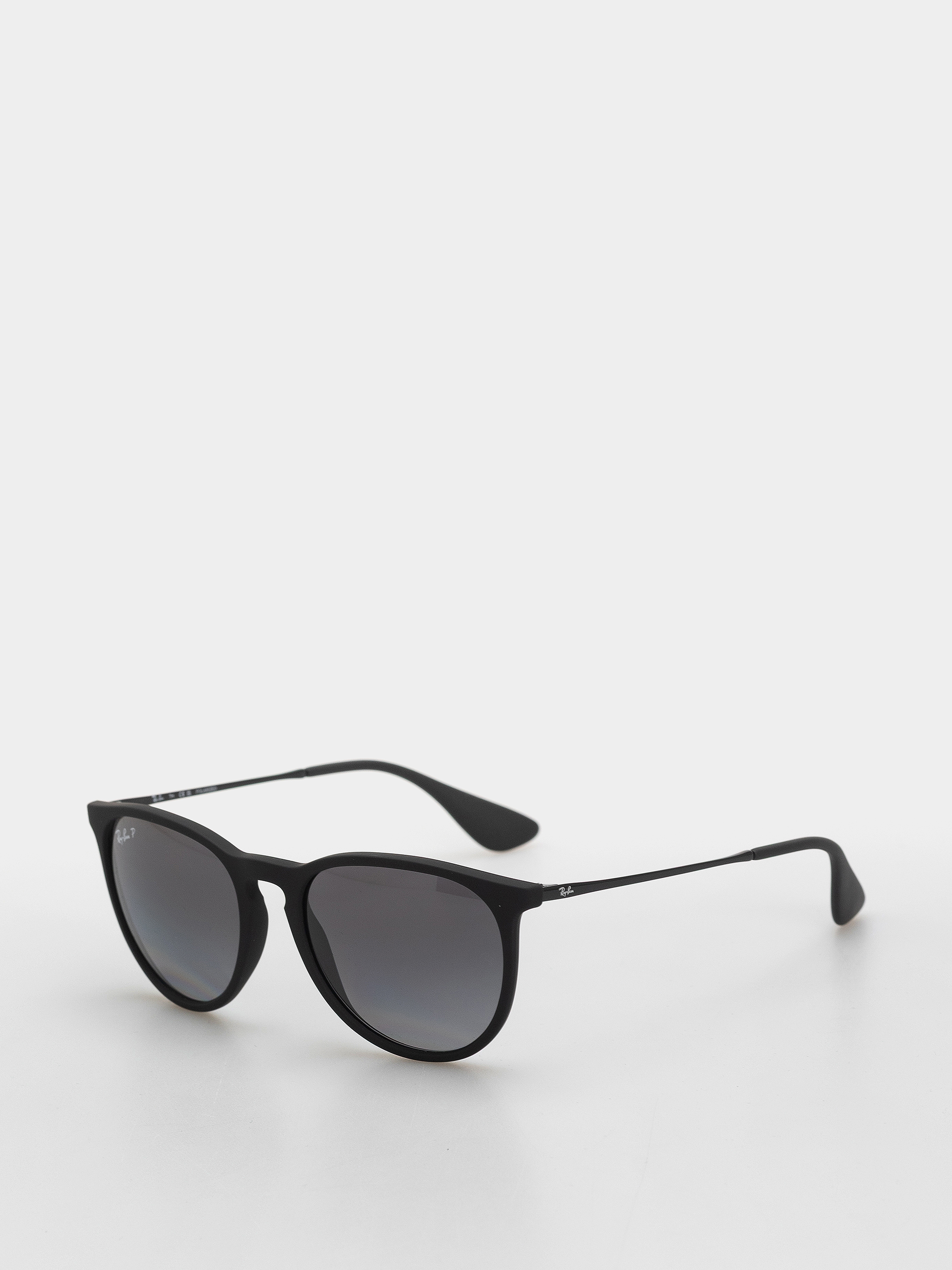 Ray-Ban Erika Napszemüvegek (matowy guma czarny/polaryzacyjne szary)