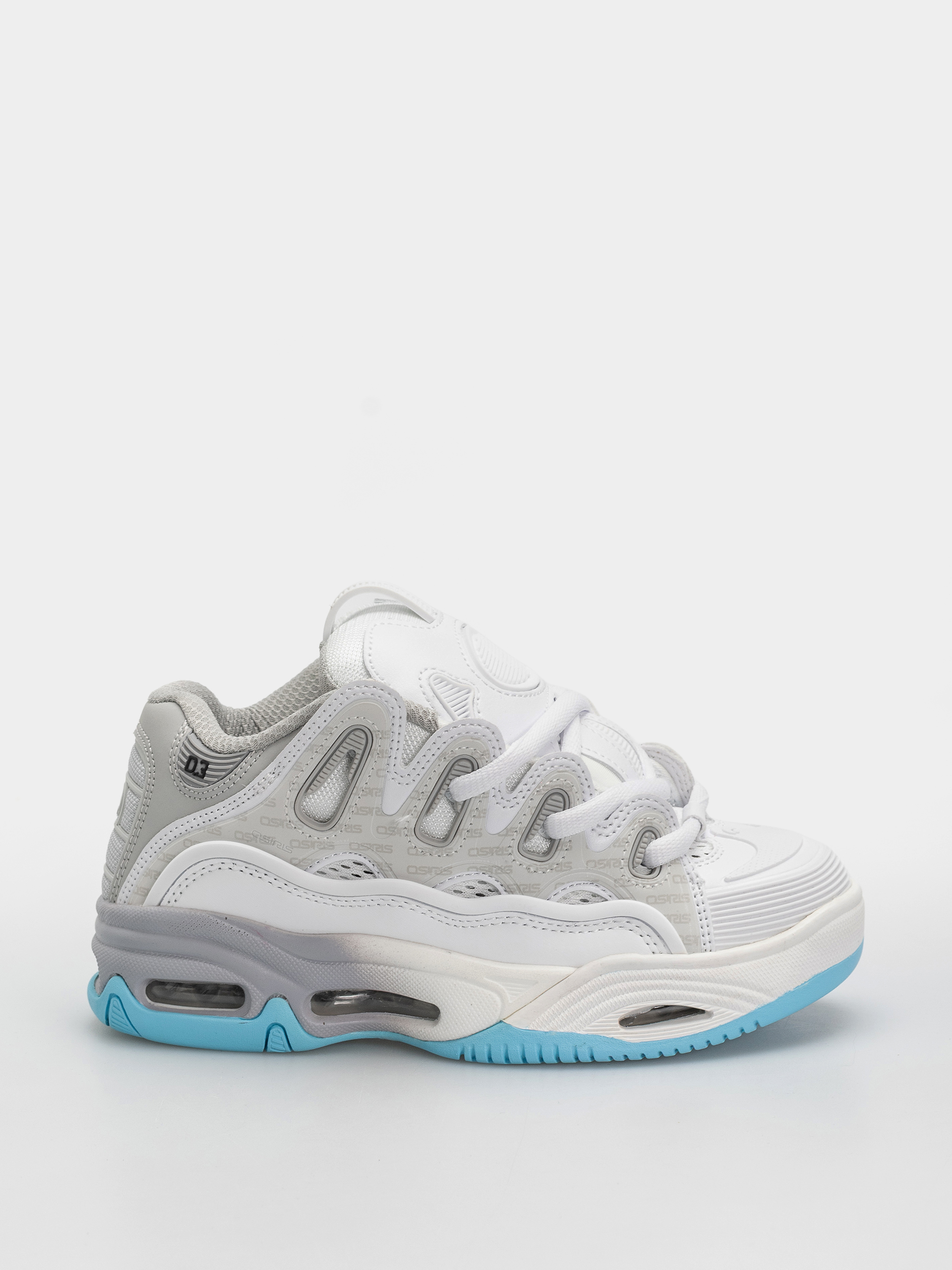 Osiris D3 2001 Cipők (white/grey/baby blue)
