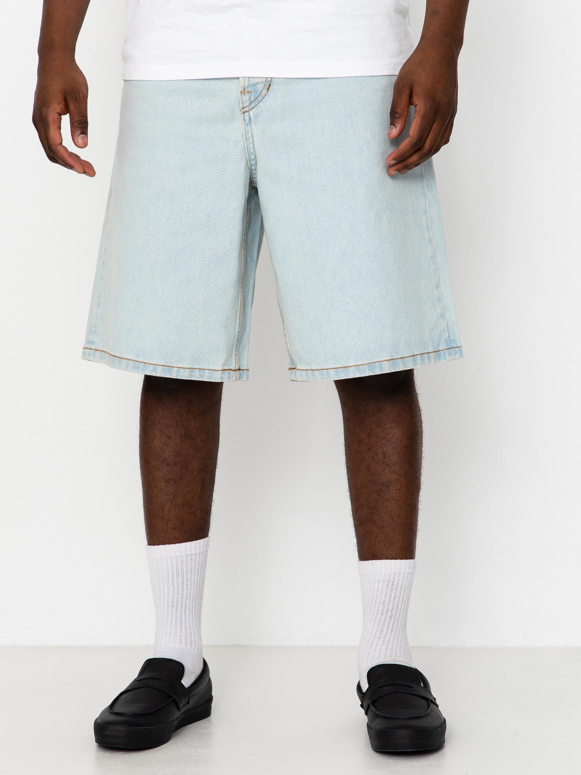 Vans Lx Check 5 Baggy Denim Rövidnadrág (blue ice)