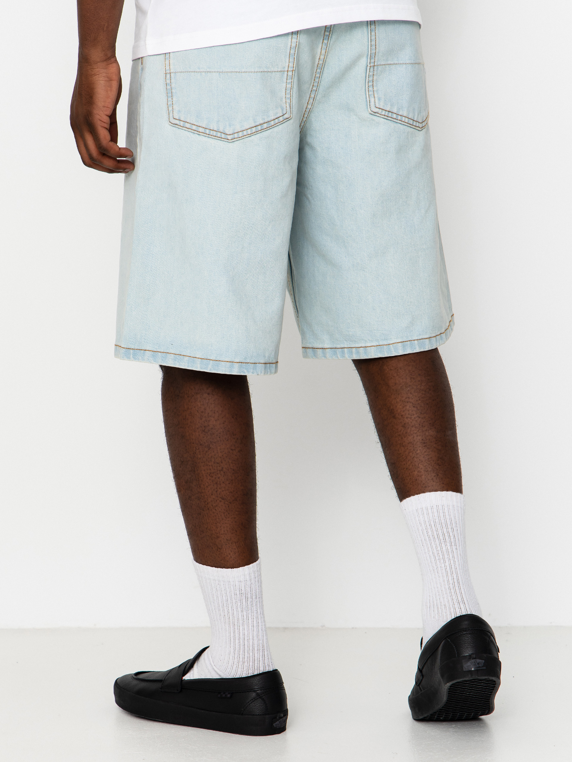 Vans Lx Check 5 Baggy Denim Rövidnadrág (blue ice)