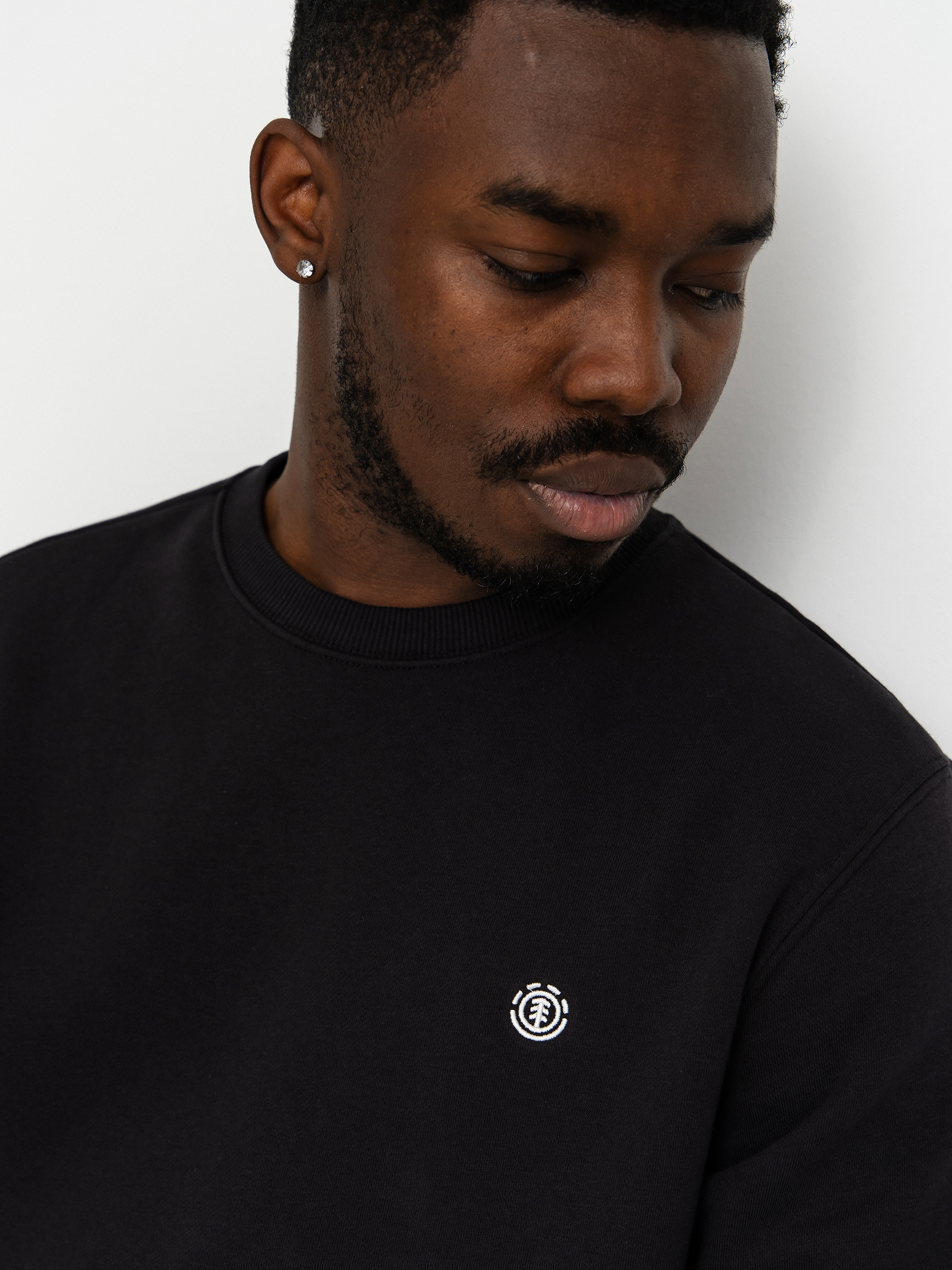 Element Icon Embroidery Pulóver (flint black)