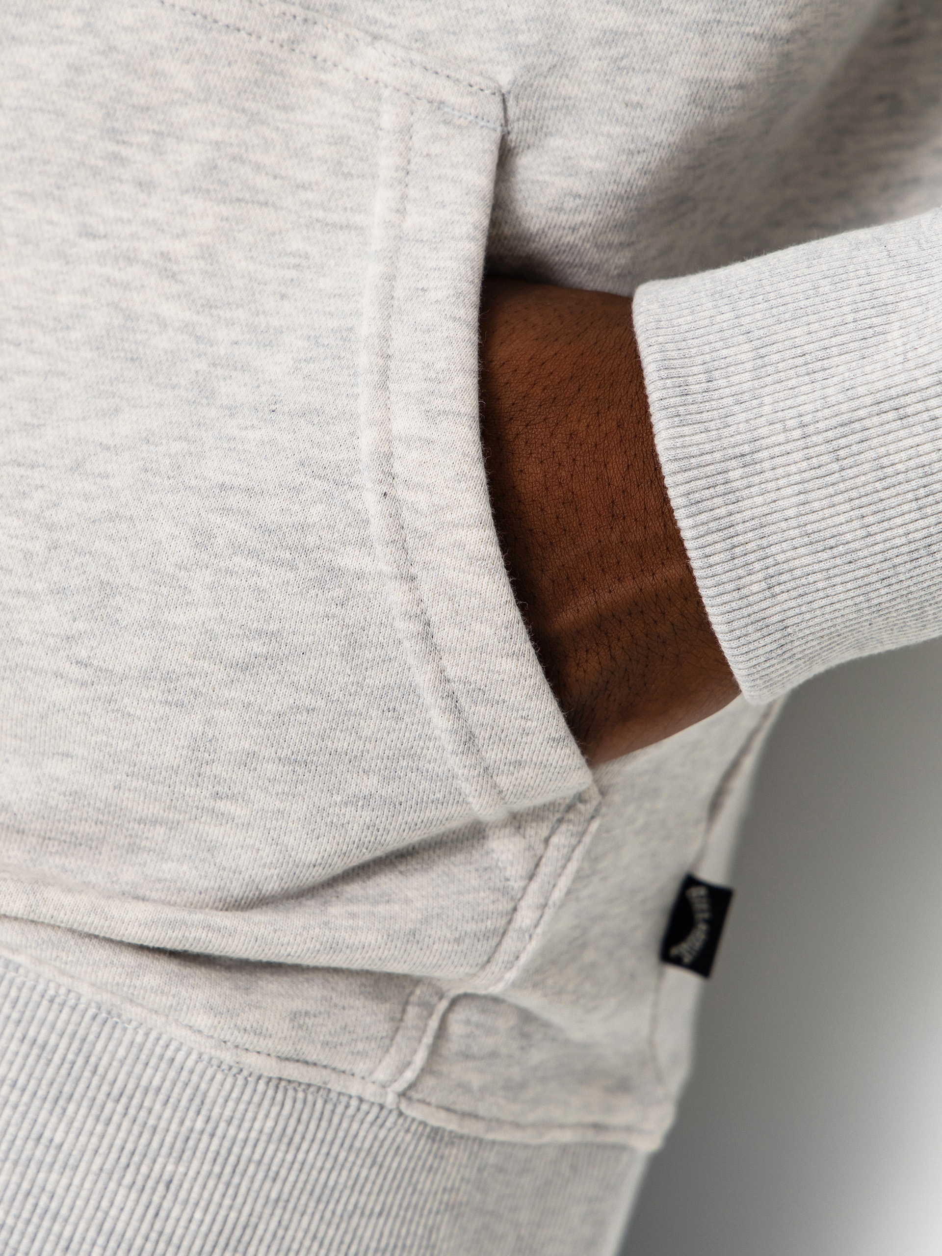 Billabong Foundation HD Kapucnis pulóver (light grey heather)