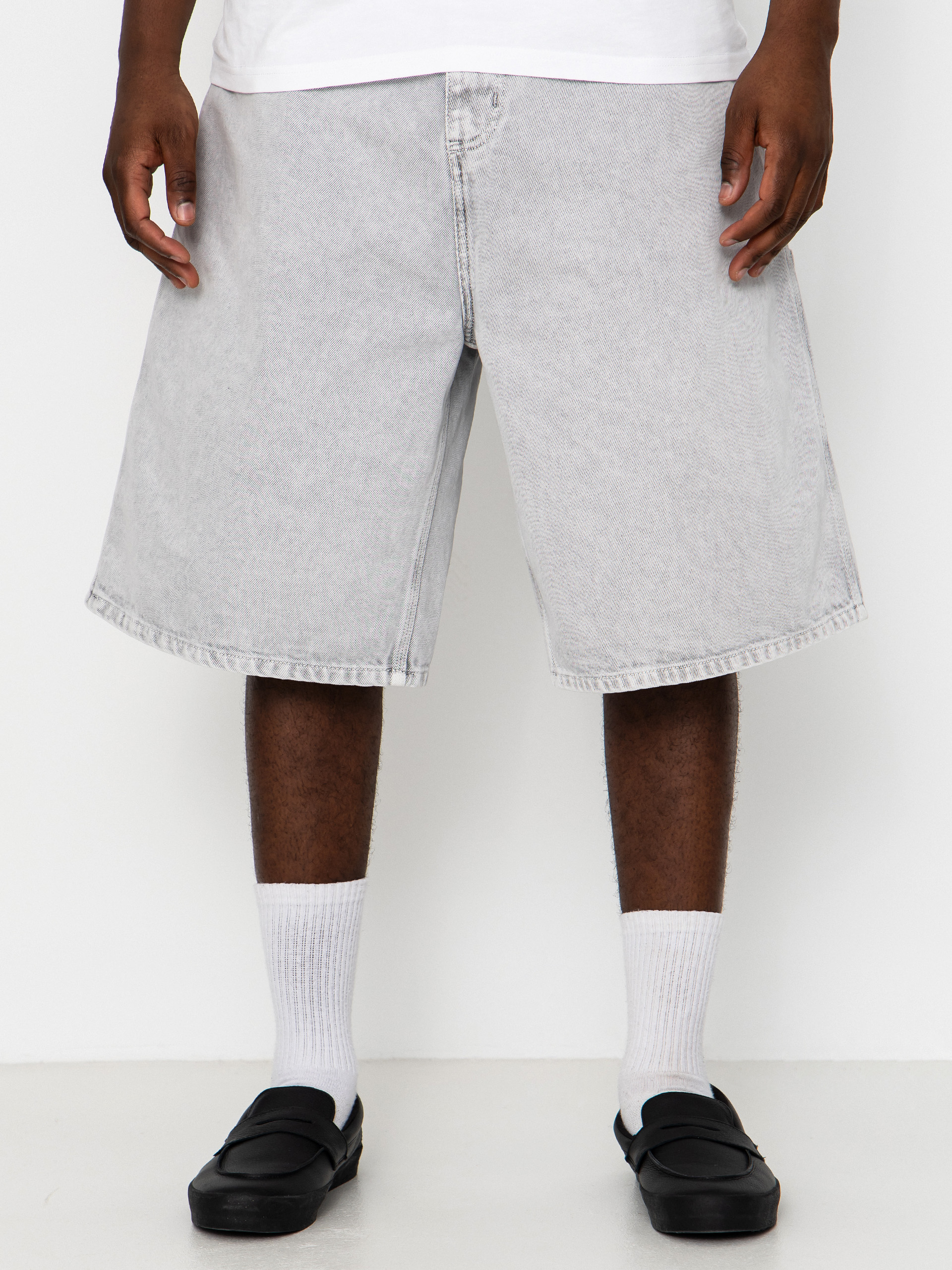 Ru00f6vidnadru00e1g Carhartt WIP OG Single Knee (black chalk wash)