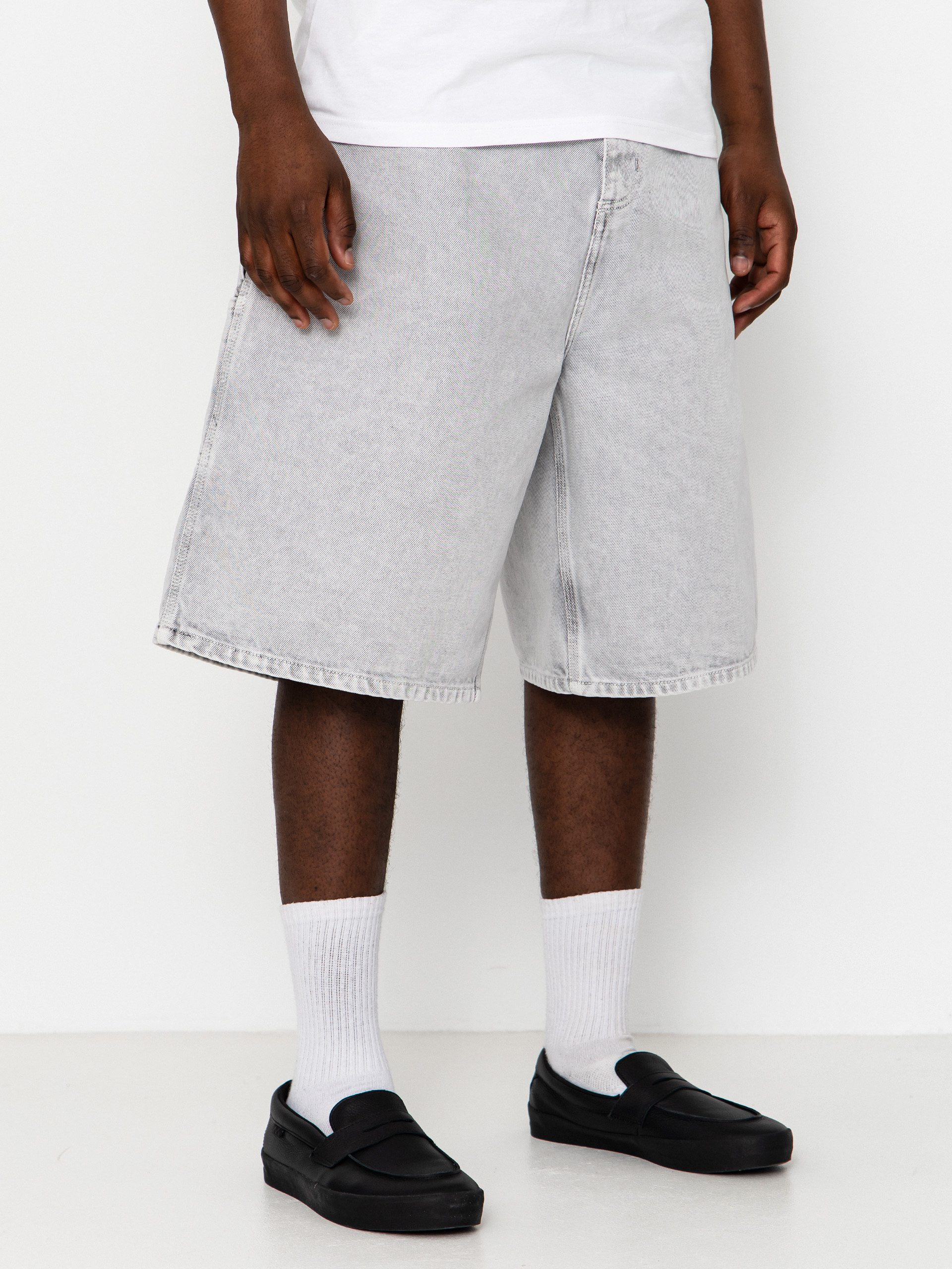 Rövidnadrág Carhartt WIP OG Single Knee (black chalk wash)