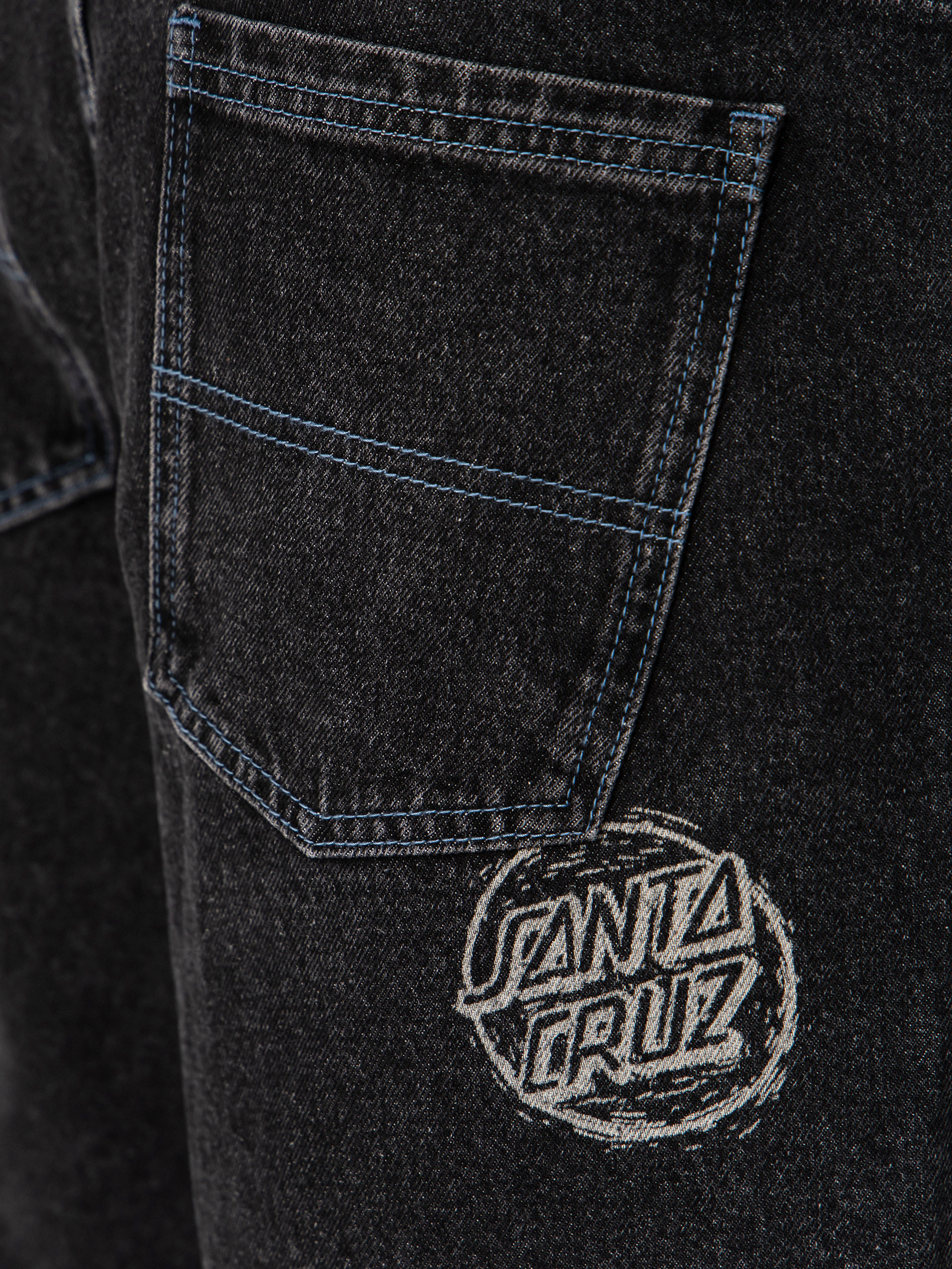 Santa Cruz Stamped Big Rövidnadrág (black)