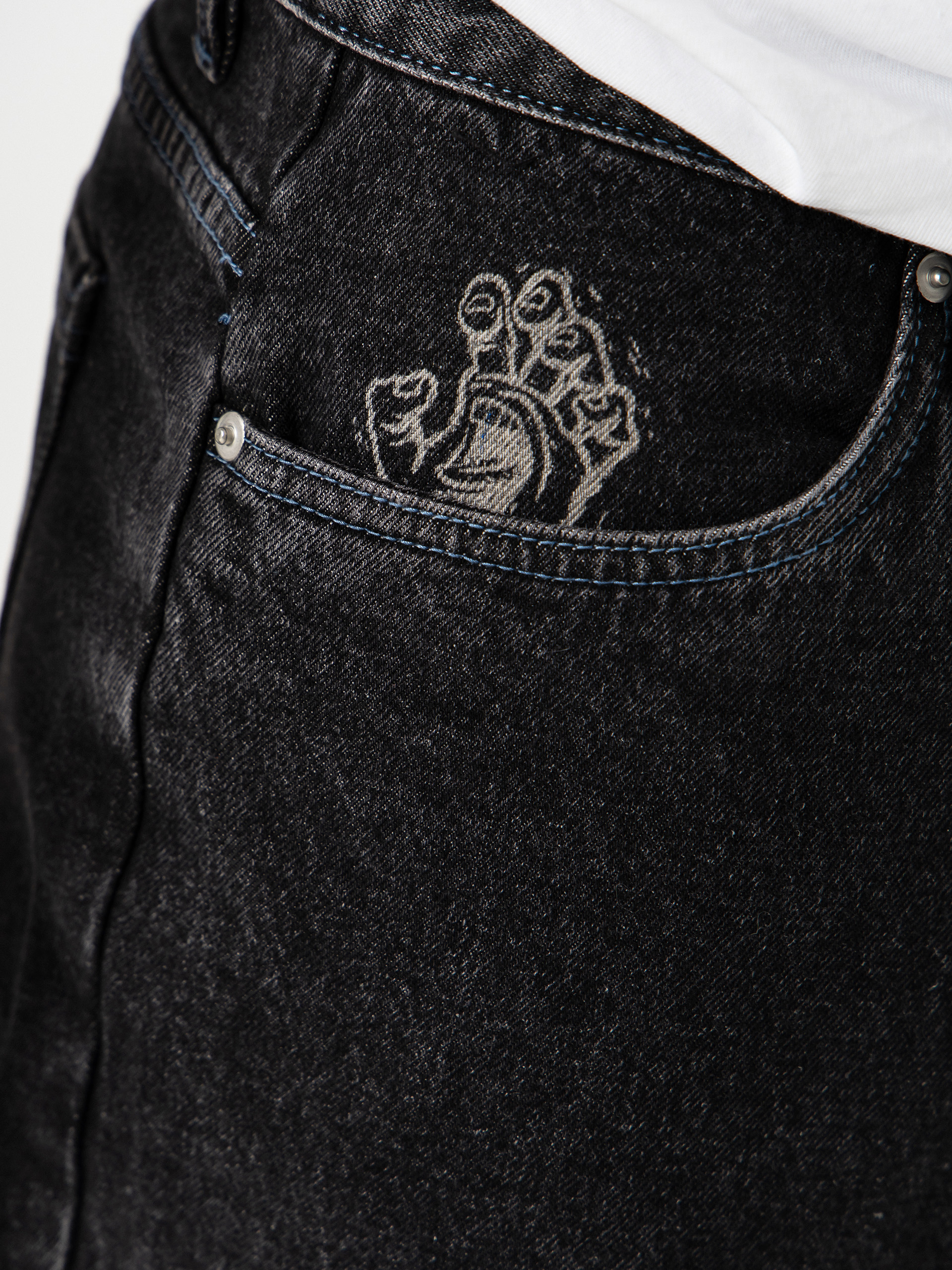 Santa Cruz Stamped Big Rövidnadrág (black)