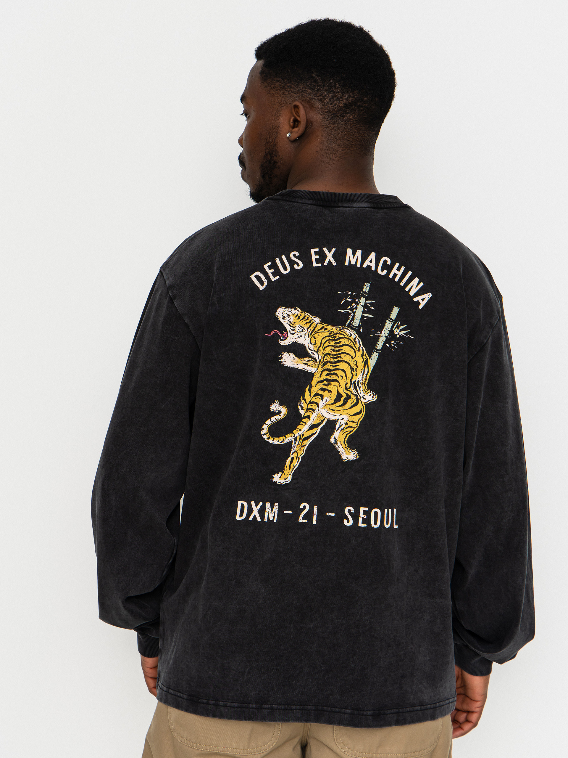 Deus Ex Machina Roar Hosszú ujjú felső (black)