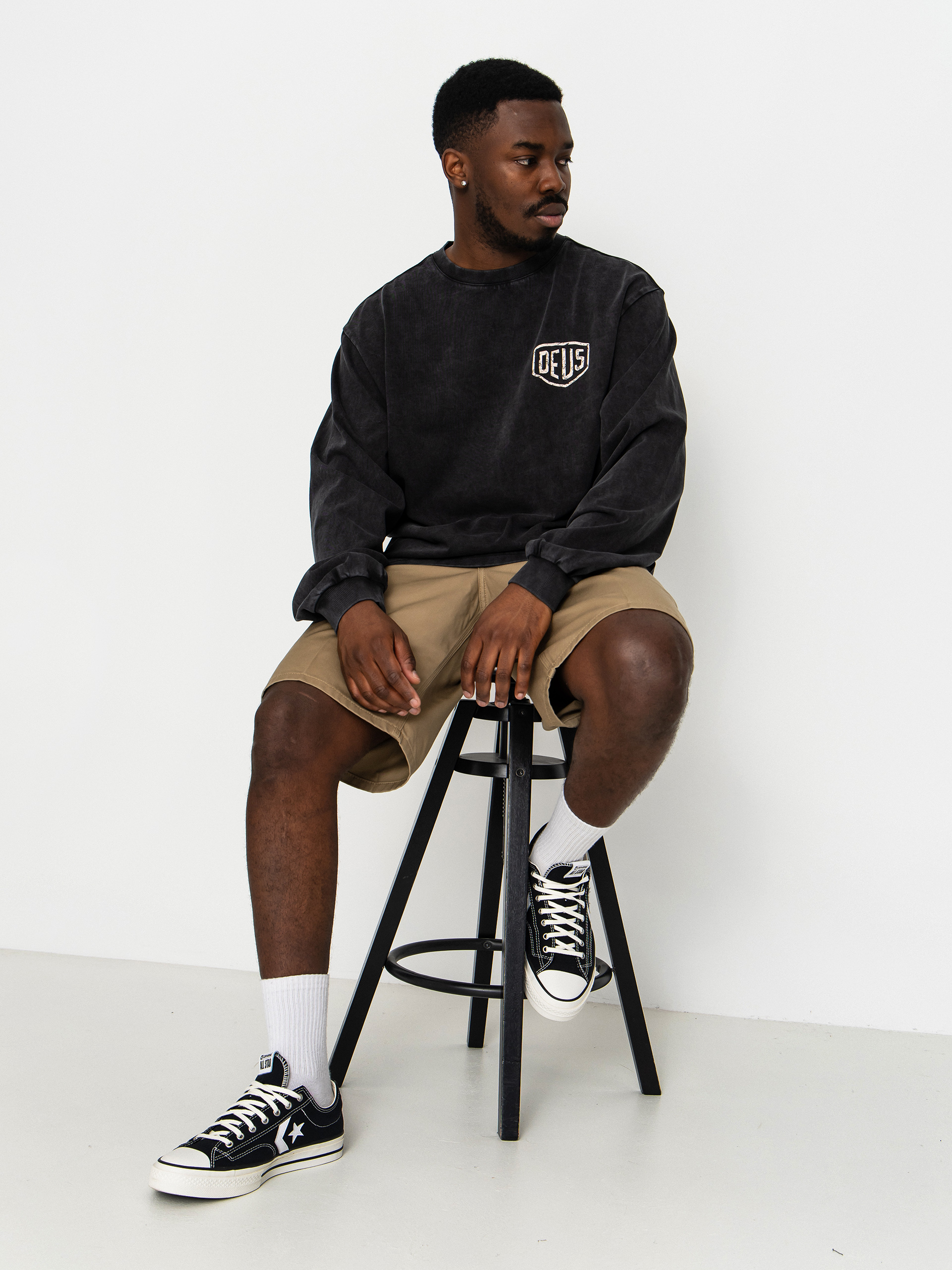 Deus Ex Machina Roar Hosszú ujjú felső (black)