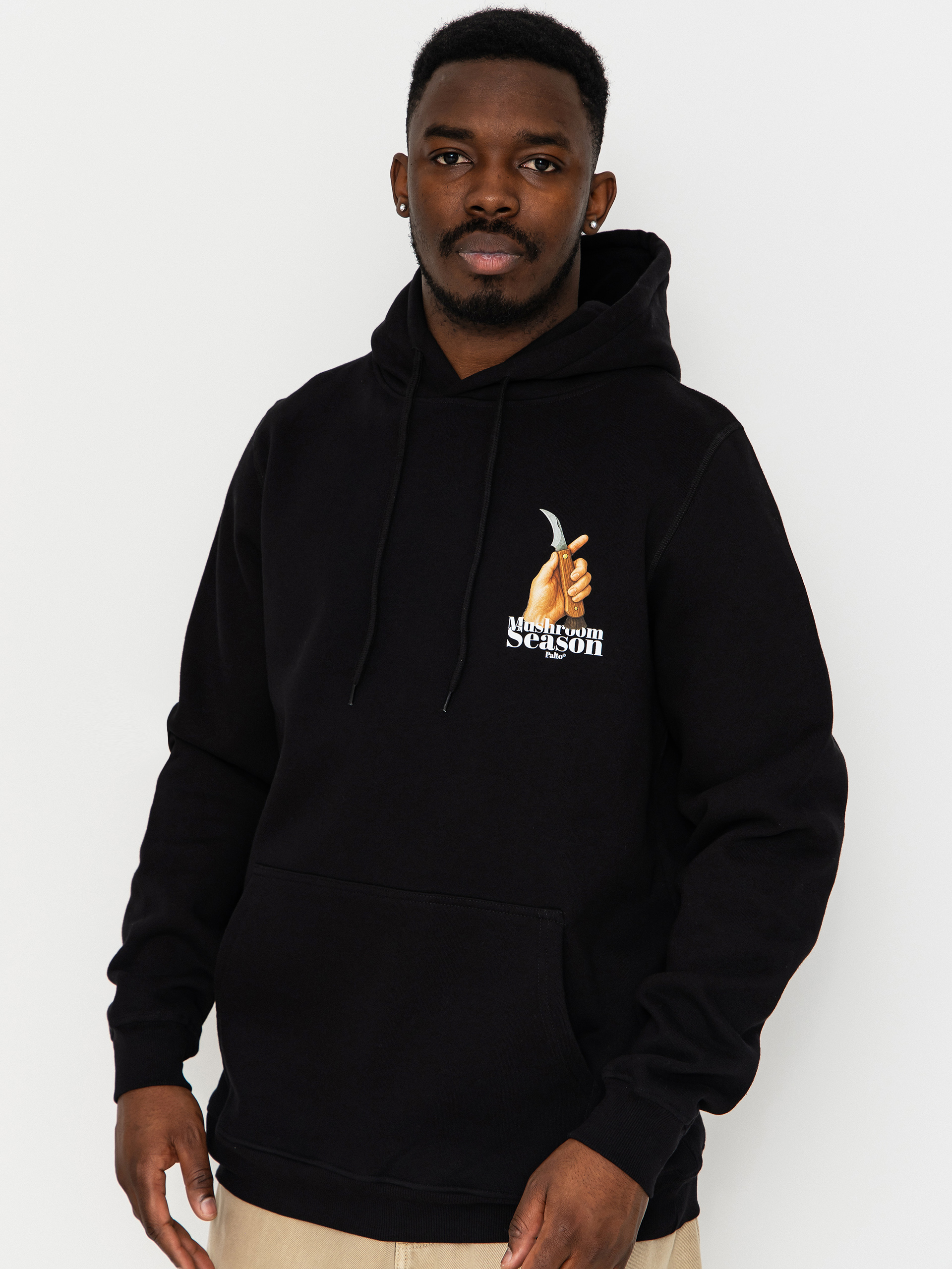 Palto Mushroom Hunter HD Kapucnis pulóver (black)