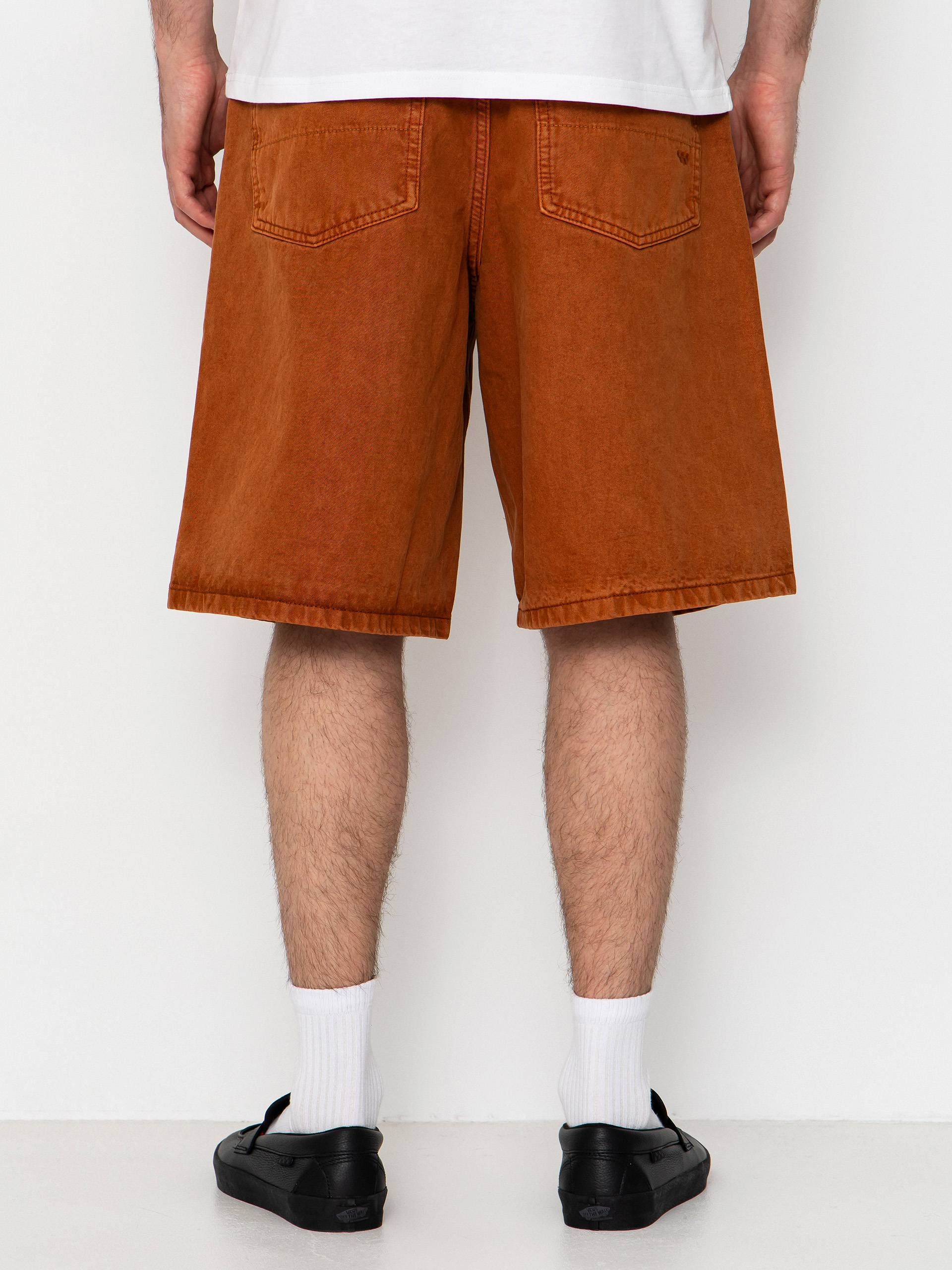 Vans Lx Check 5 Baggy Denim Rövidnadrág (glazed ginger)