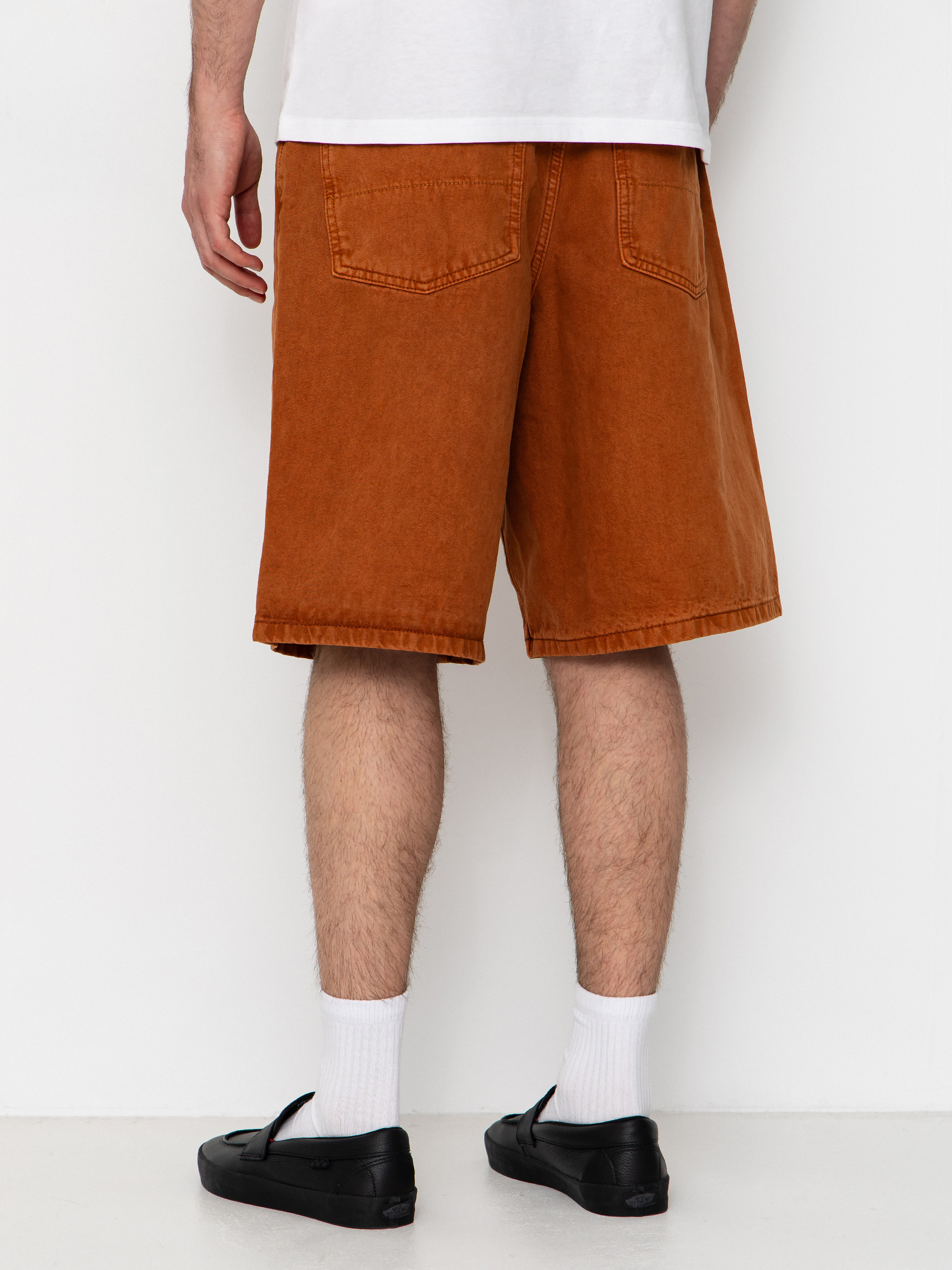 Vans Lx Check 5 Baggy Denim Rövidnadrág (glazed ginger)