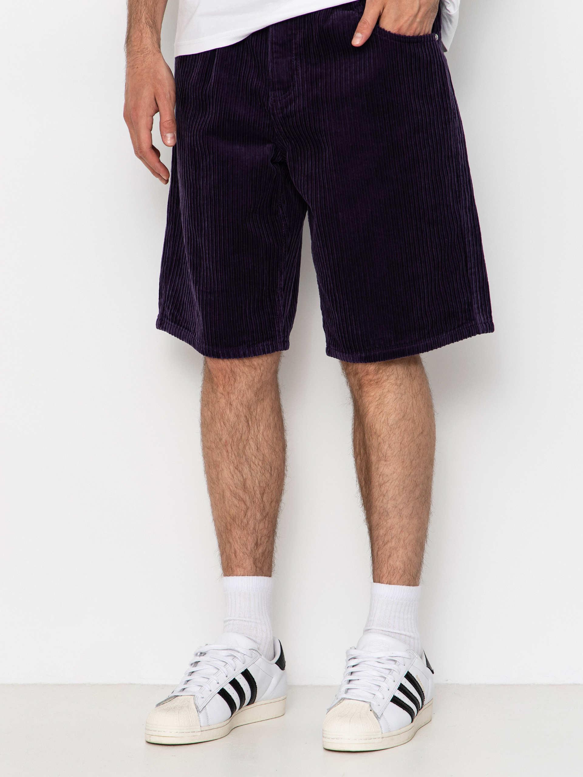 Rövidnadrág HUF Cromer Corduroy (dark berry)