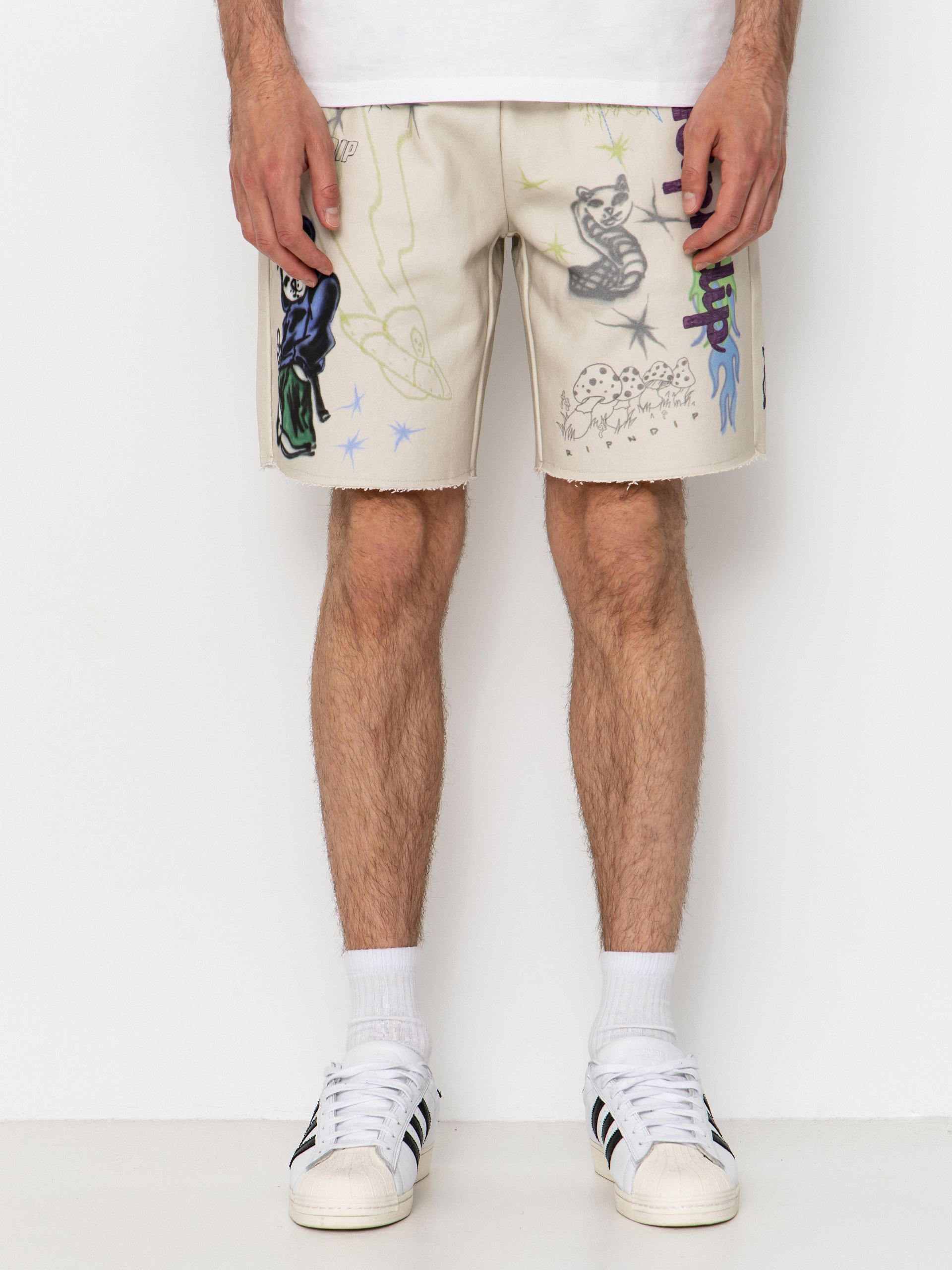 Rövidnadrág RipNDip Goosebumps Raw Edge