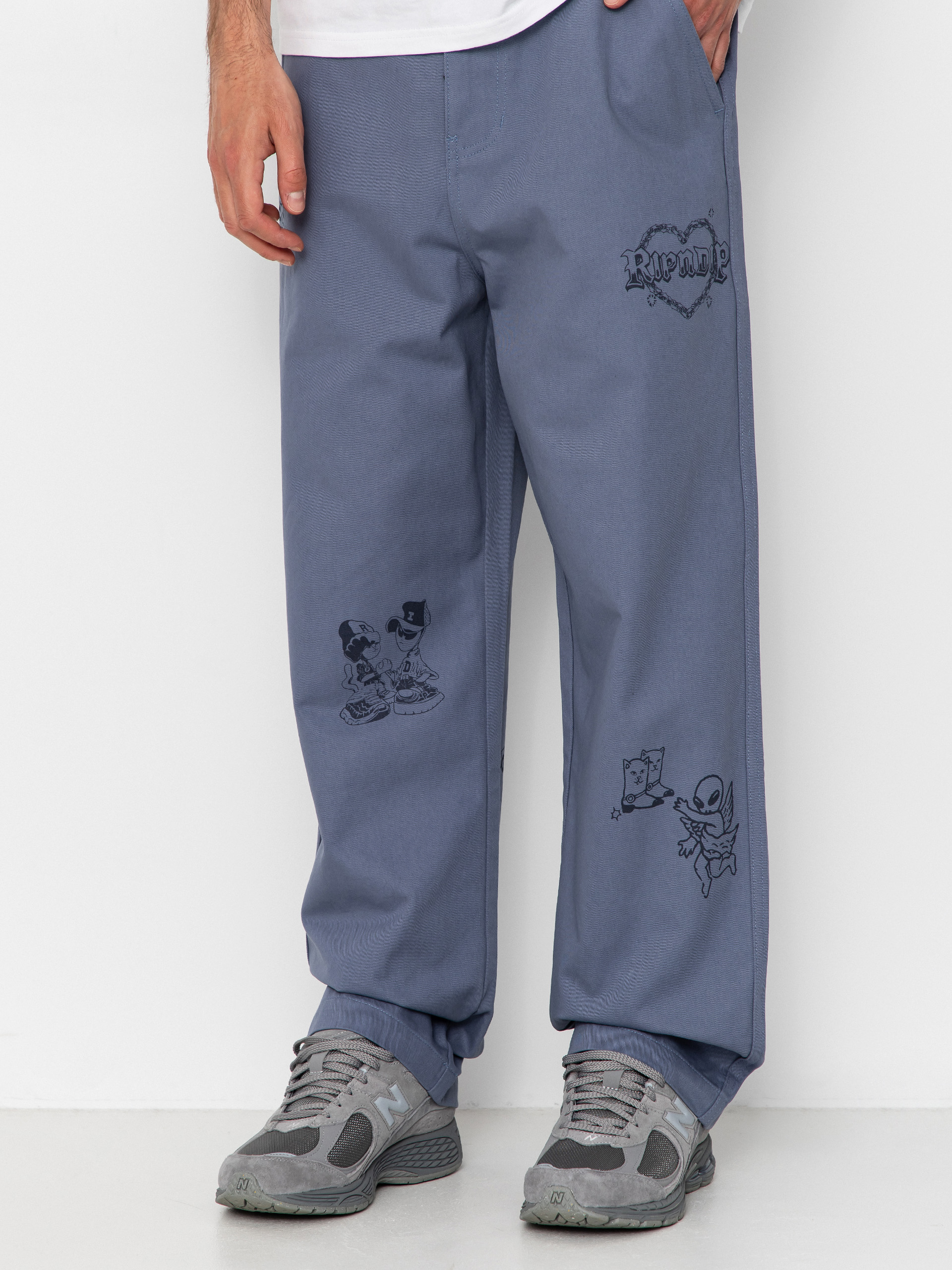 Kisnadrág RipNDip Westside Wide Fit (slate)