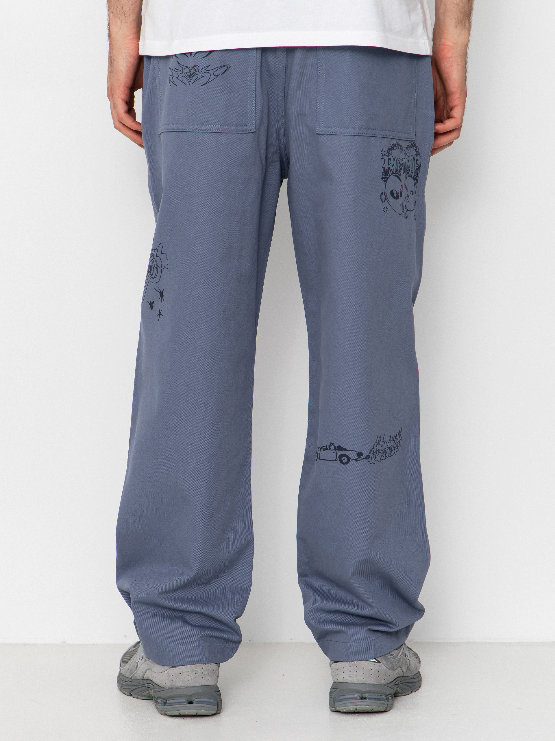 Kisnadrág RipNDip Westside Wide Fit (slate)