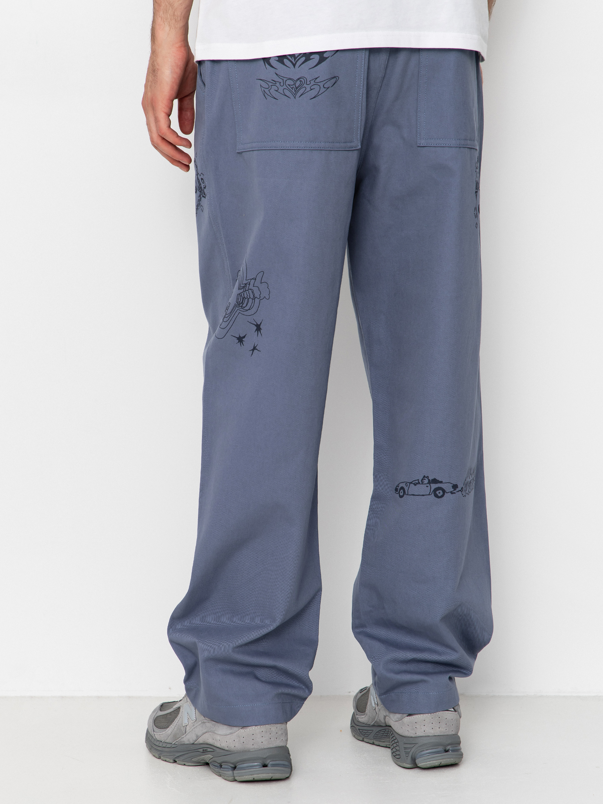 Kisnadrág RipNDip Westside Wide Fit (slate)