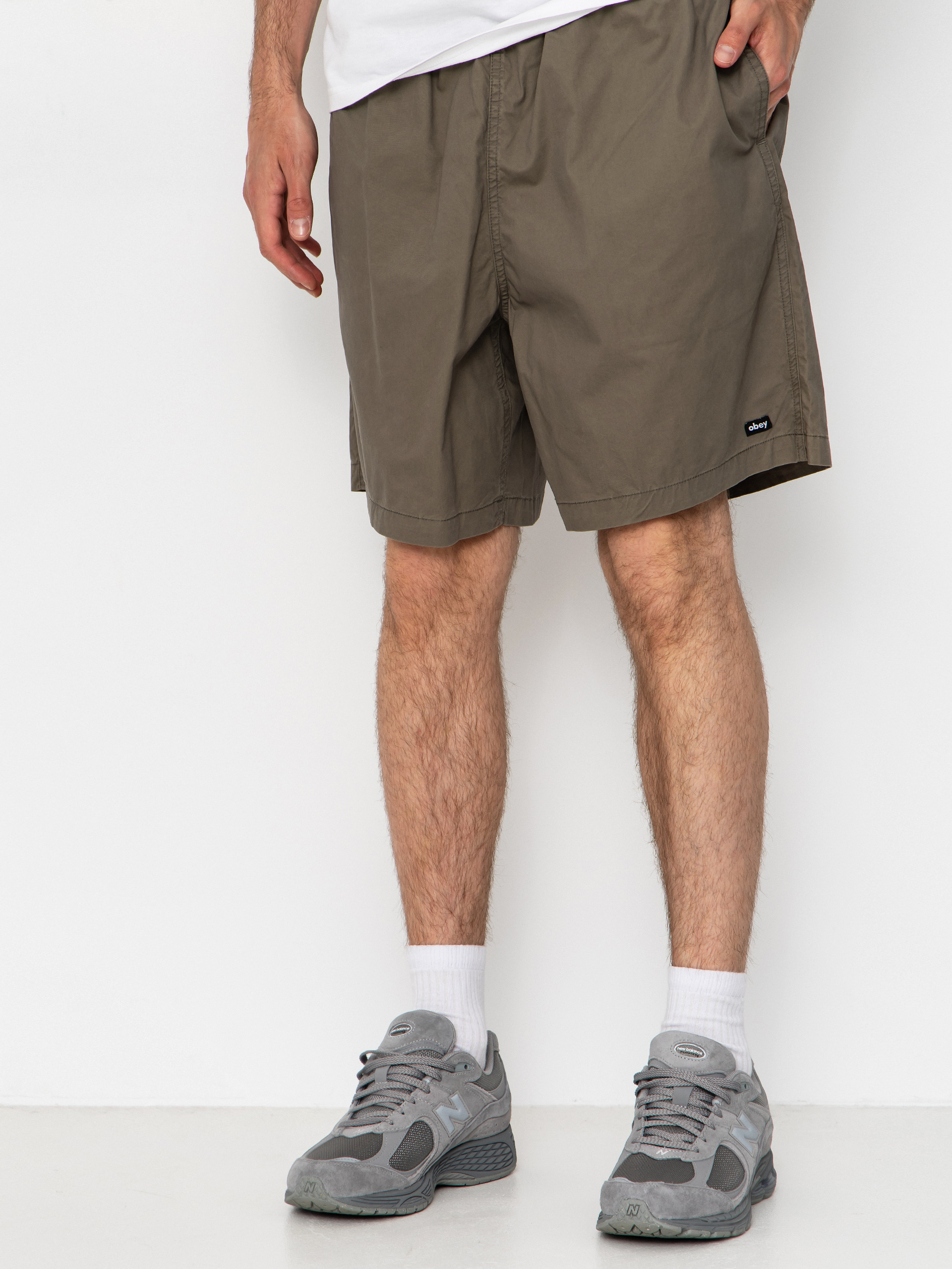 OBEY Easy Trail Rövidnadrág (smokey olive faded wash)