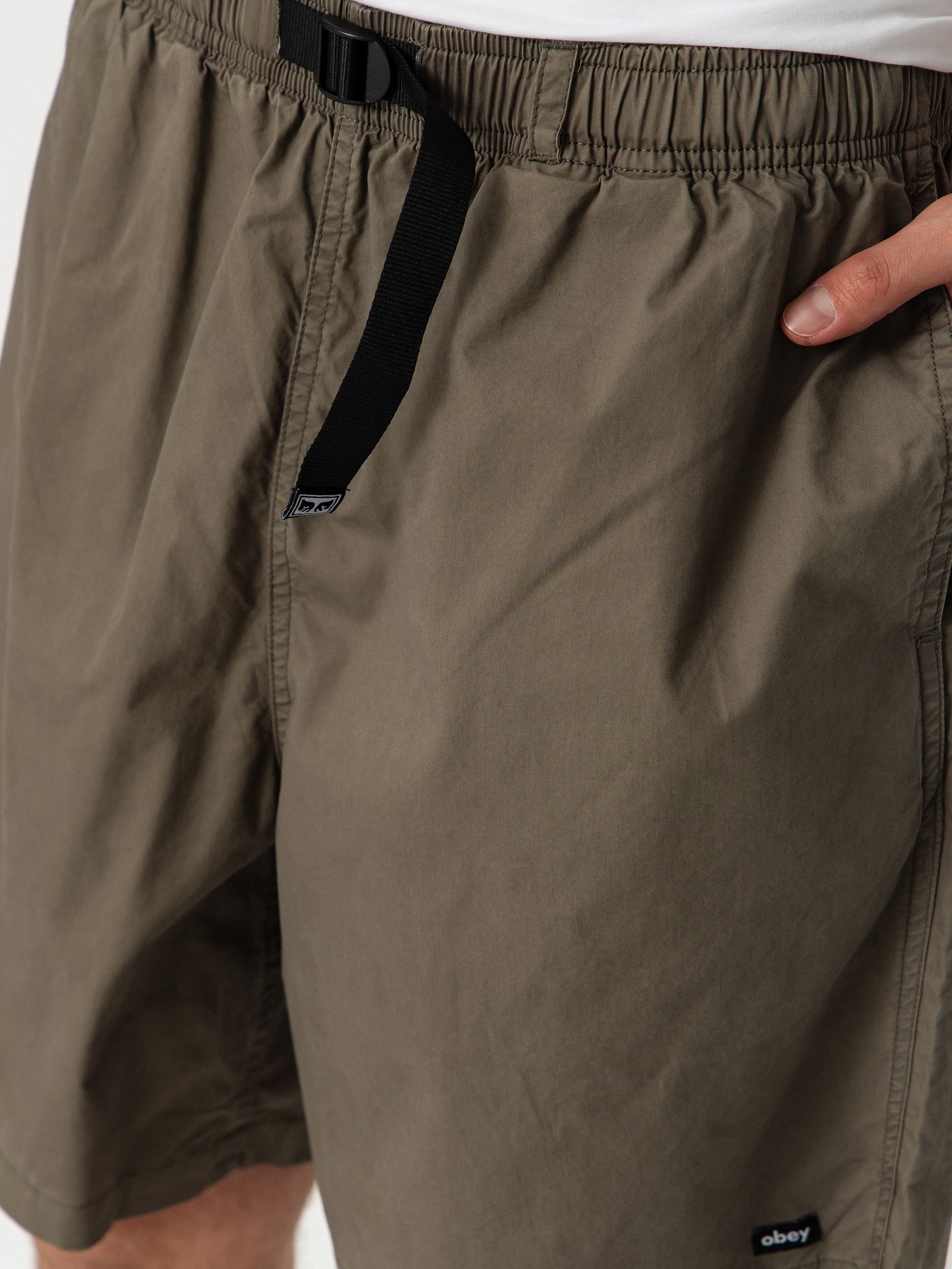 OBEY Easy Trail Rövidnadrág (smokey olive faded wash)