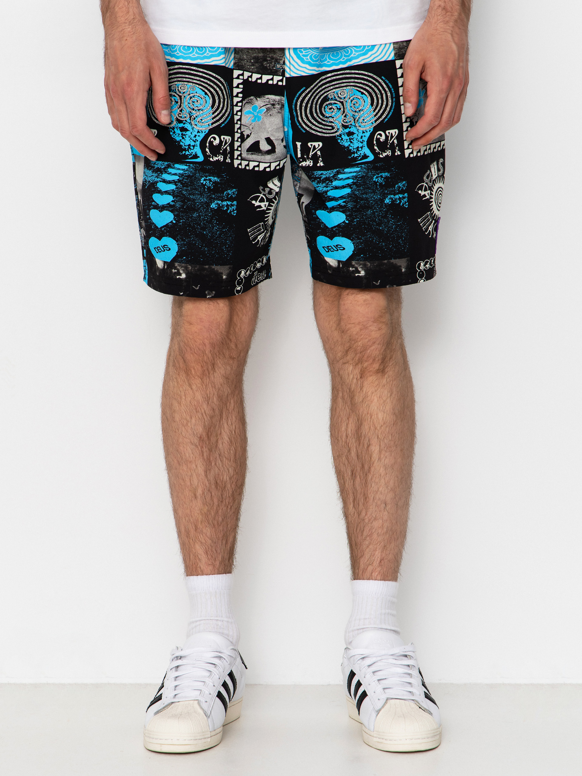 Deus Ex Machina Washed Away Swim Rövidnadrág (caviar)