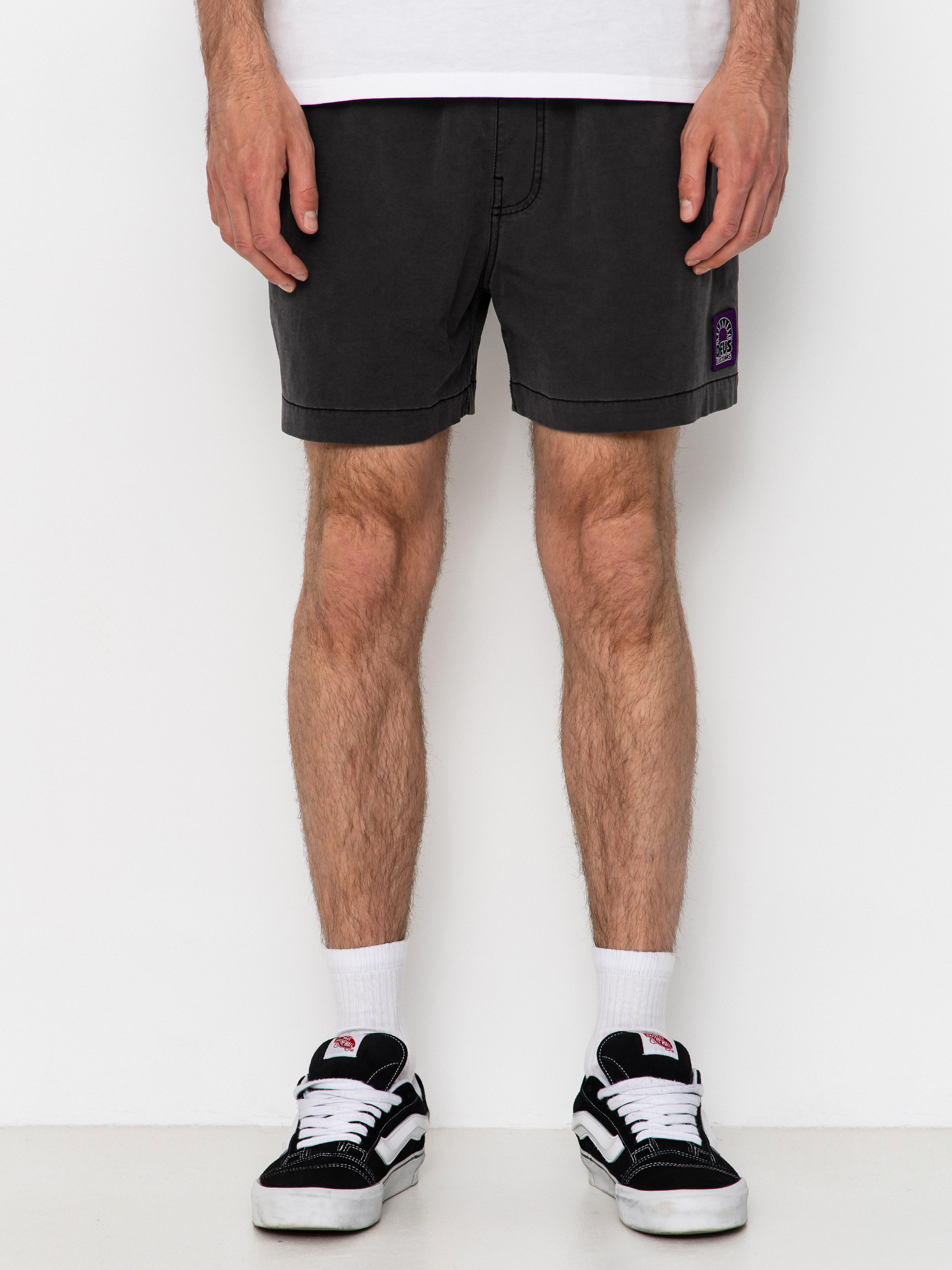 Deus Ex Machina Sandbar Garment Dyed Mesh Rövidnadrág (anthracite)