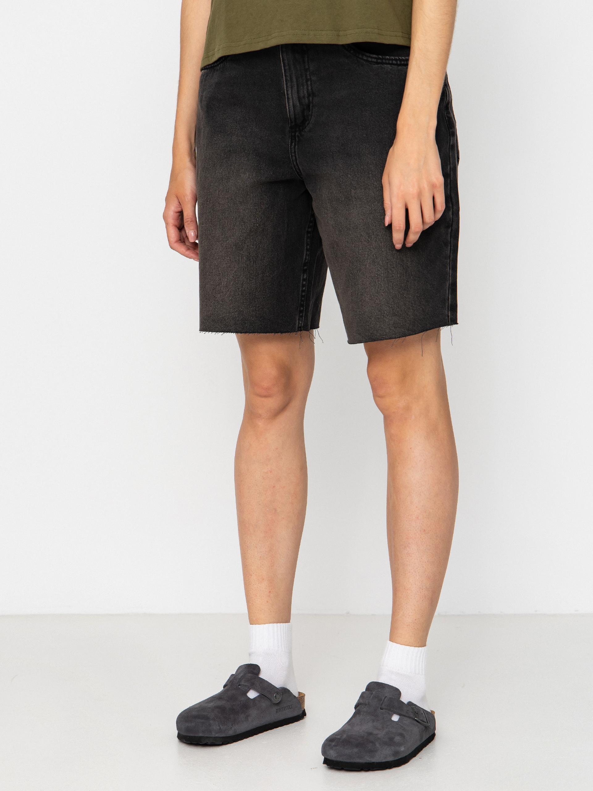Vans Sirelle Cut Off Wmn Rövidnadrág (washed black)