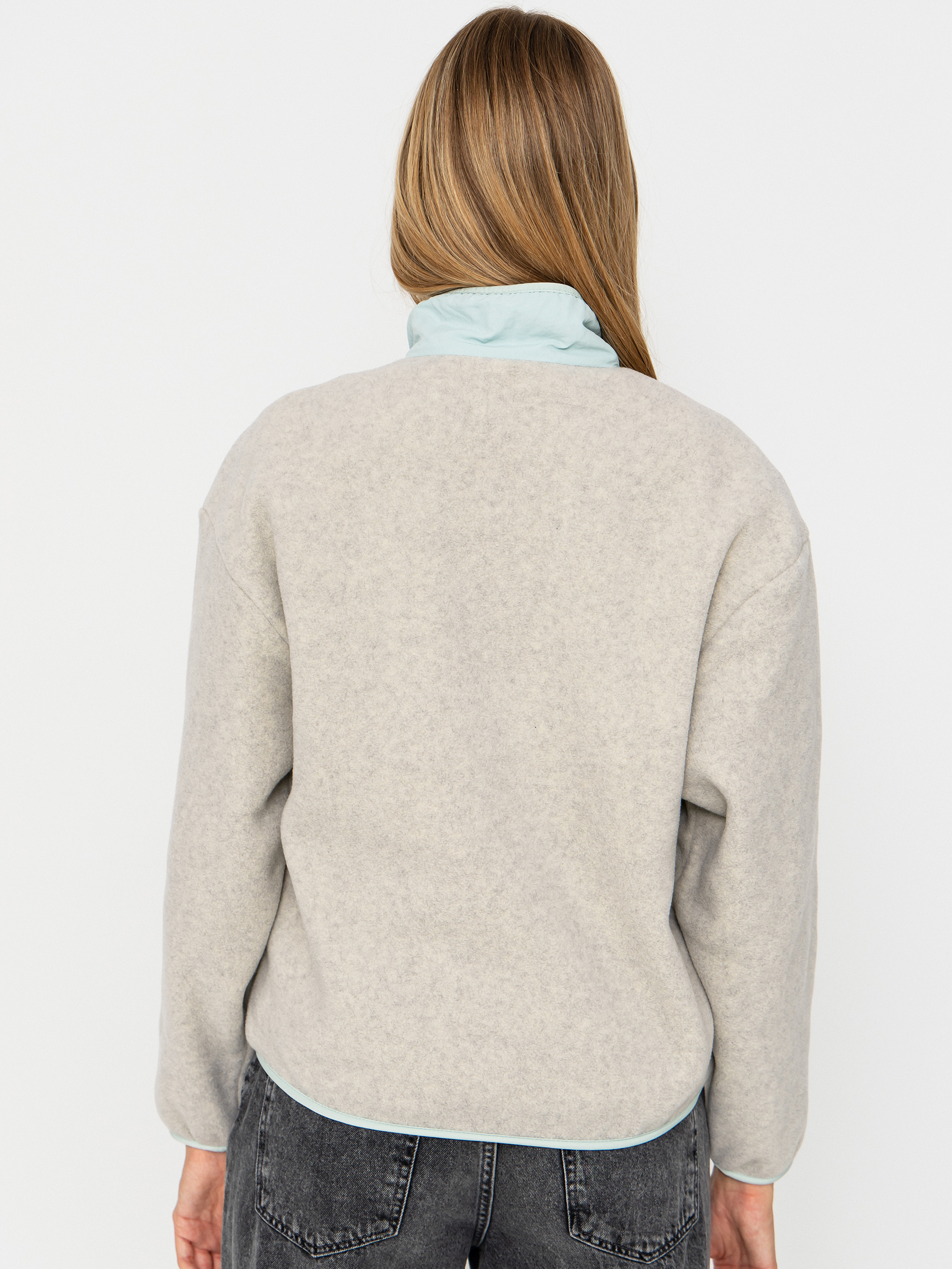 Női Patagonia Synchilla Polár pulóver (oatmeal heather w/thin ice)