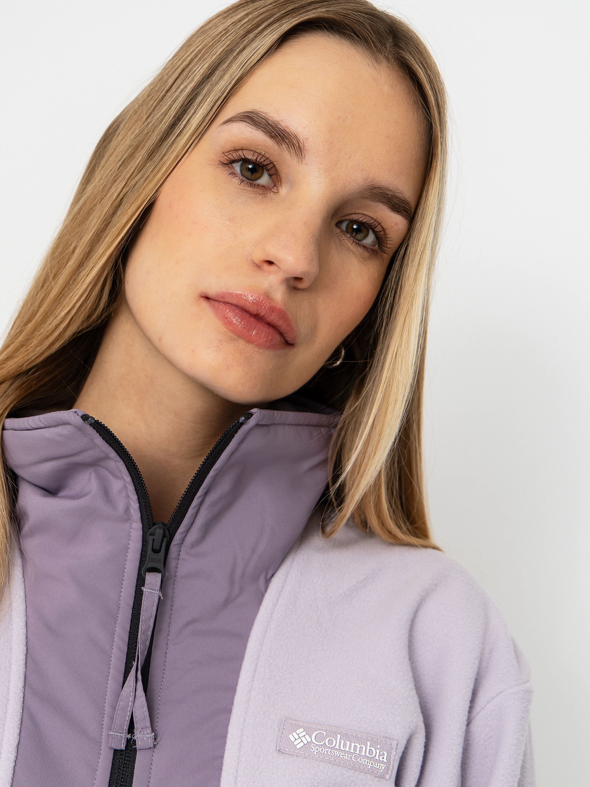 Női Columbia Sequoia Grove Full Zip Polár pulóver (lavender pearl/shale purple)
