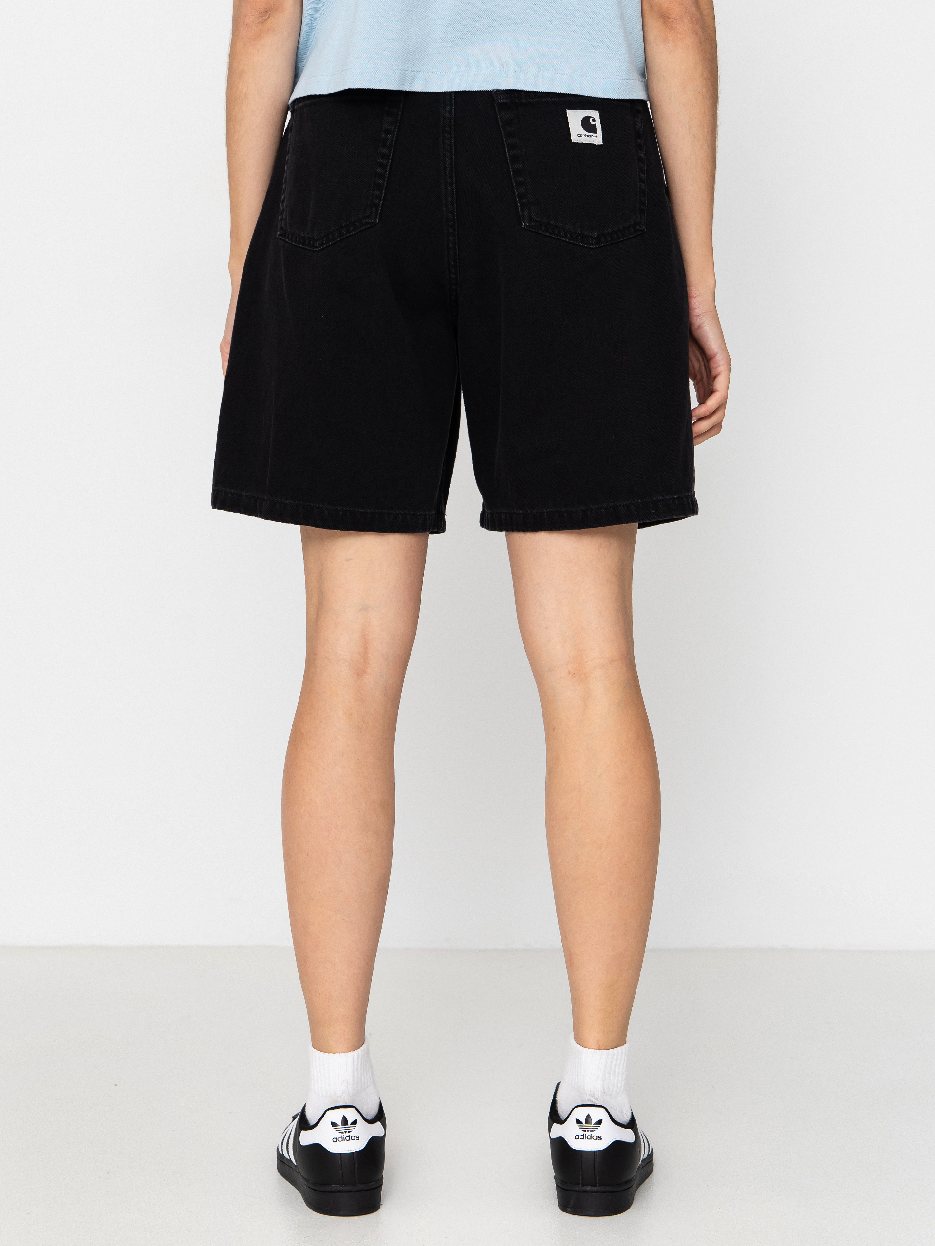 Carhartt WIP Alta Wmn Rövidnadrág (black stone washed)