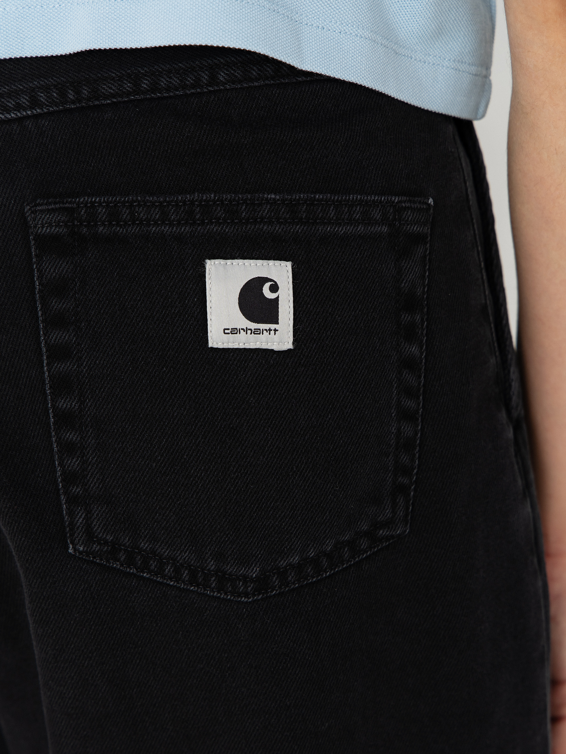 Carhartt WIP Alta Wmn Rövidnadrág (black stone washed)