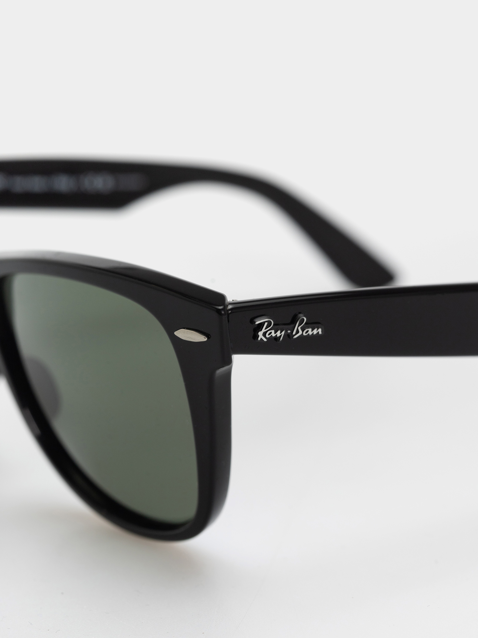 Napszemüvegek Ray-Ban Original Wayfarer Classic (polerowany czarny/zielone z polaryzacją)