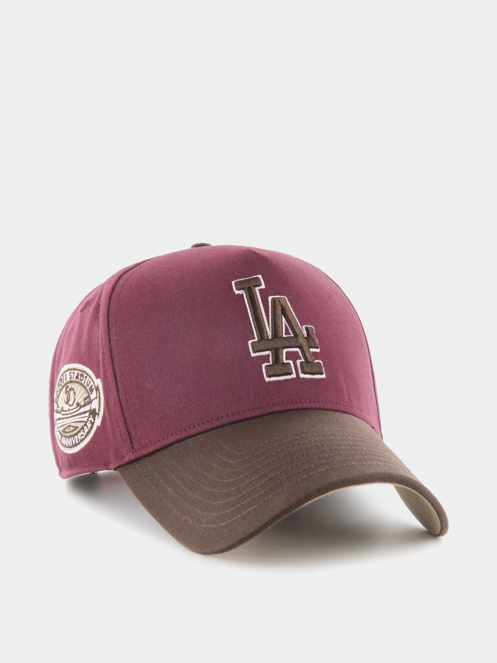 Baseball sapka 47 Brand MLB Los Angeles Dodgers Sure Shot Cotton MVP (dark maroon)