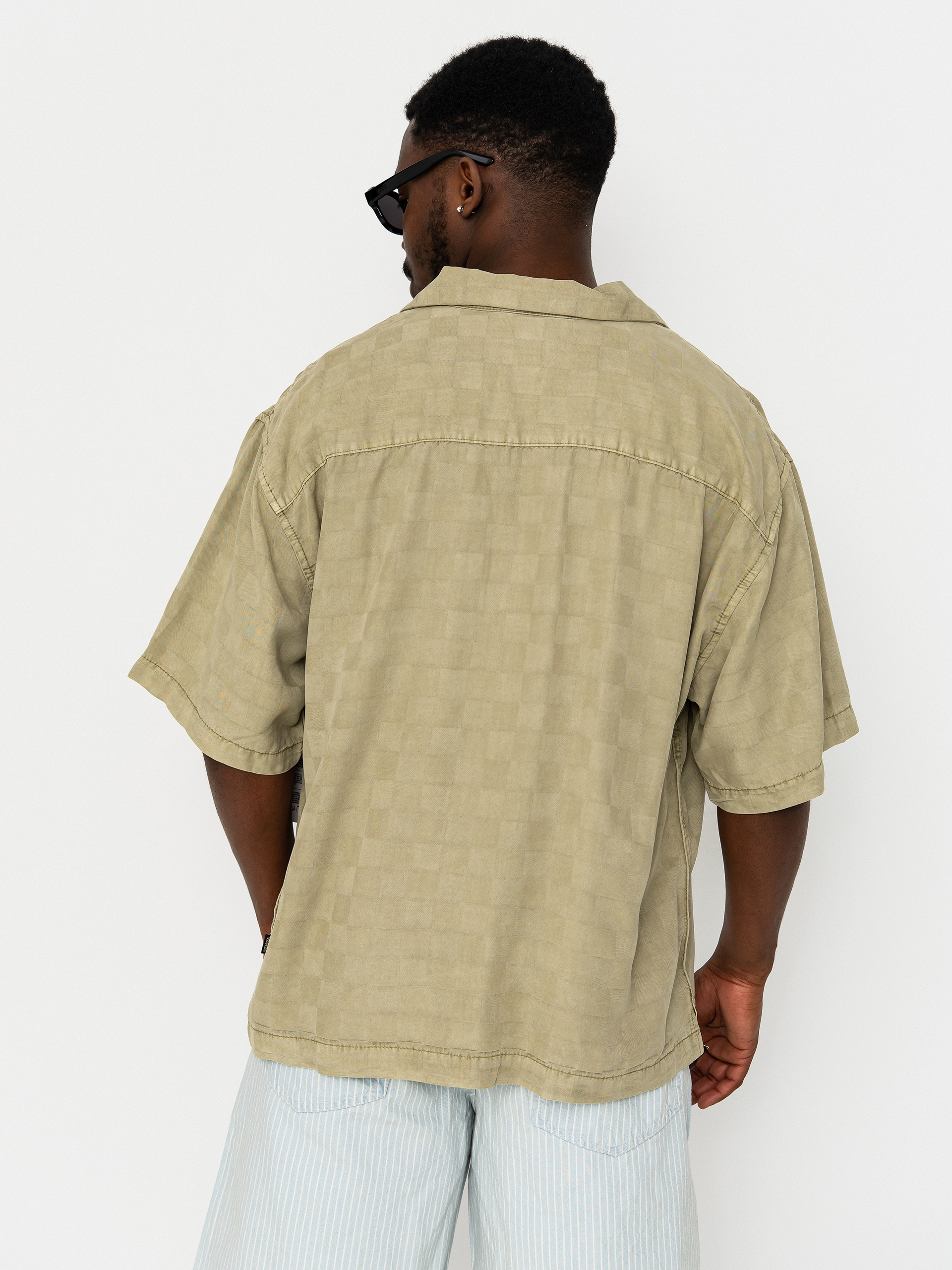 Vans Van Doren Tencel Check Camp Ing (soft sage)
