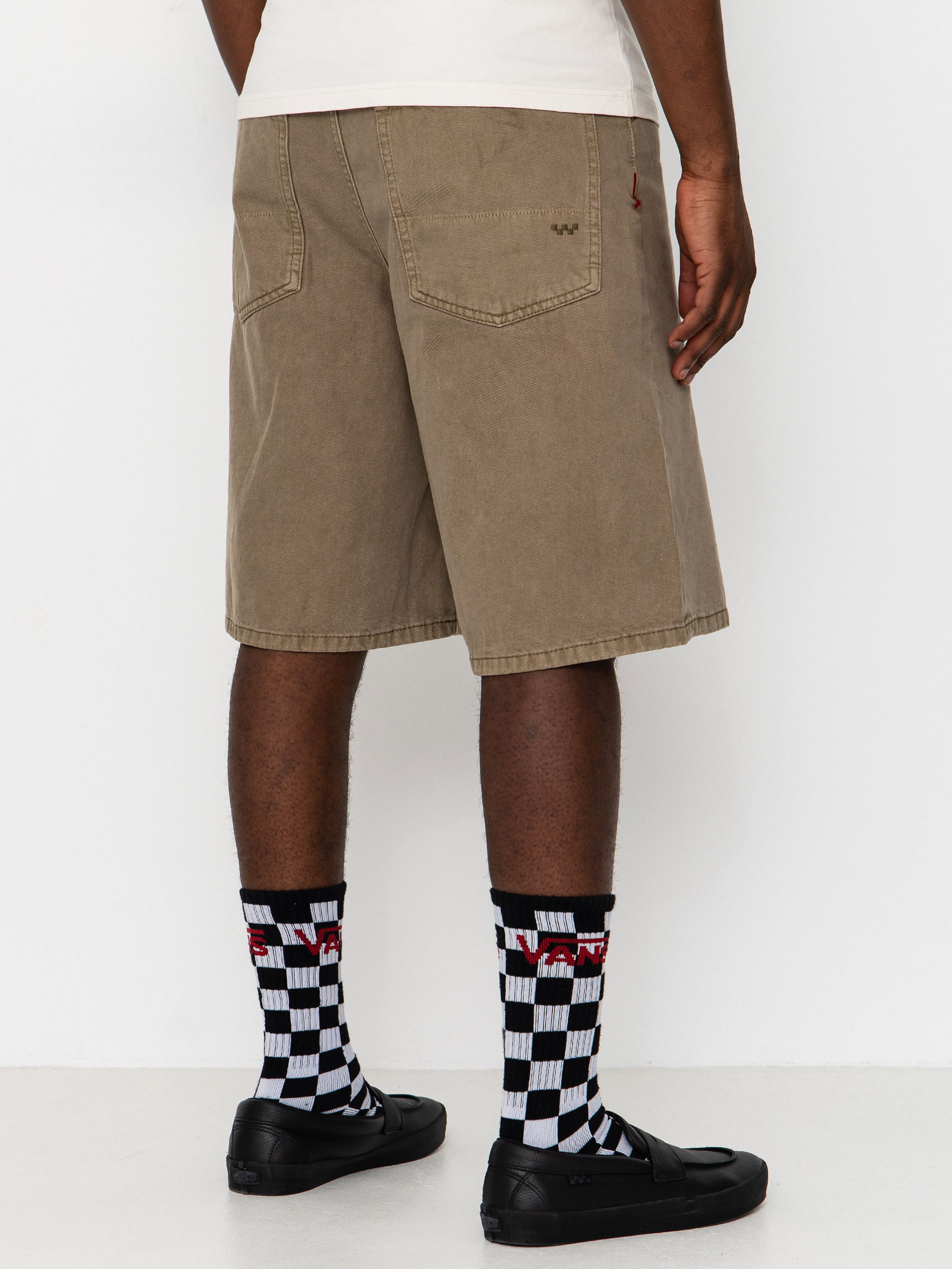 Vans Lx Check 5 Baggy Denim Rövidnadrág (bay leaf)