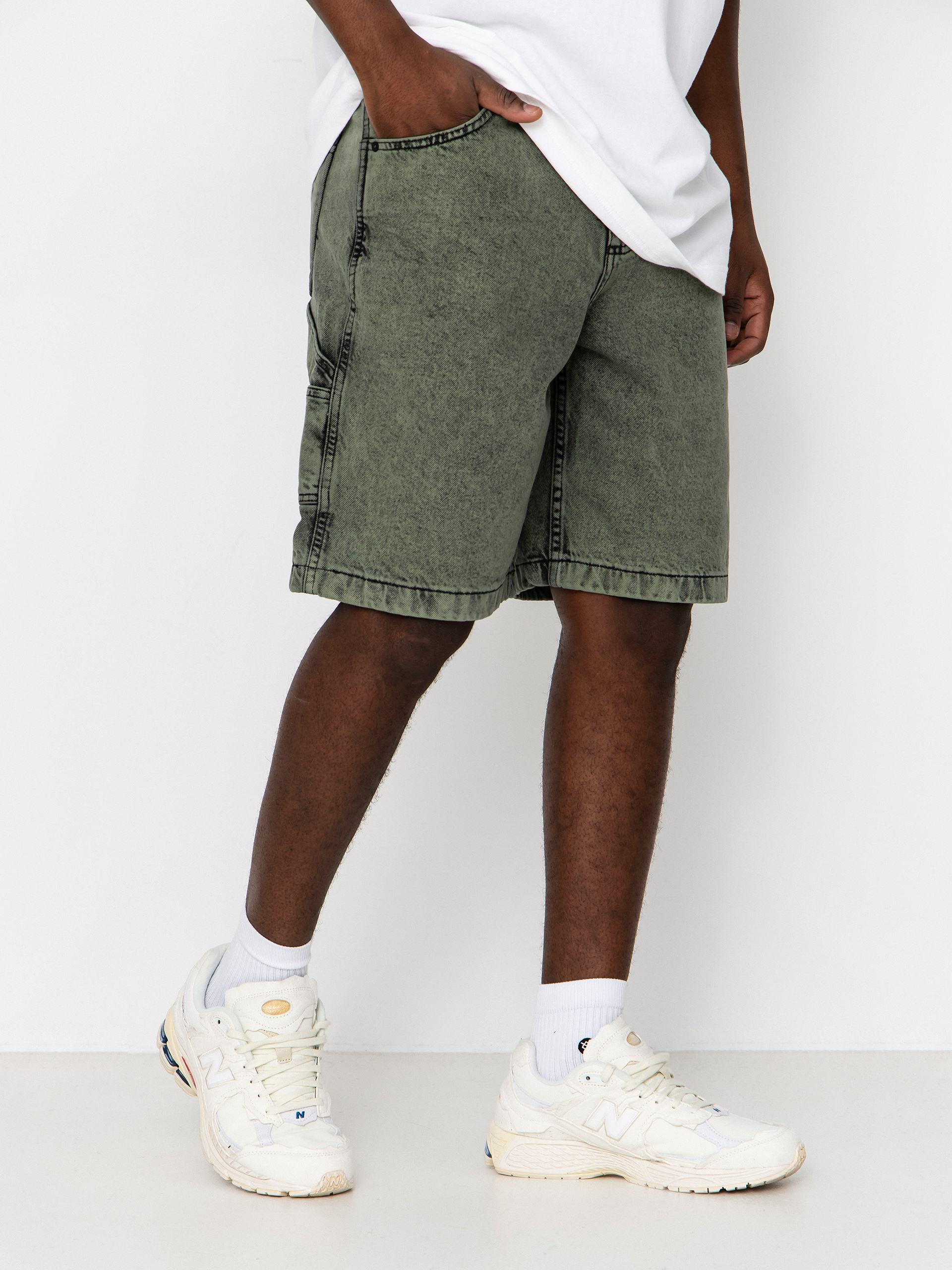 Billabong Bad Dog Workwear Denim Rövidnadrág (moss green)