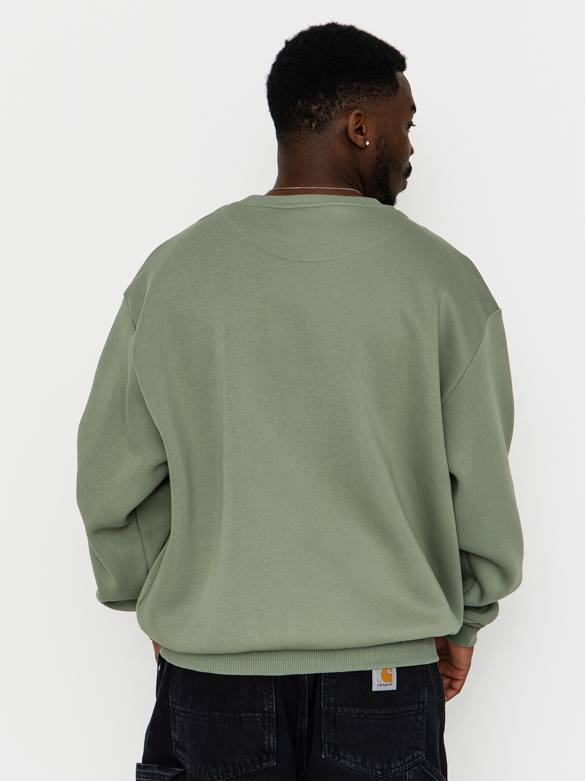 Karl Kani Small Signature Essential Pulóver (green)