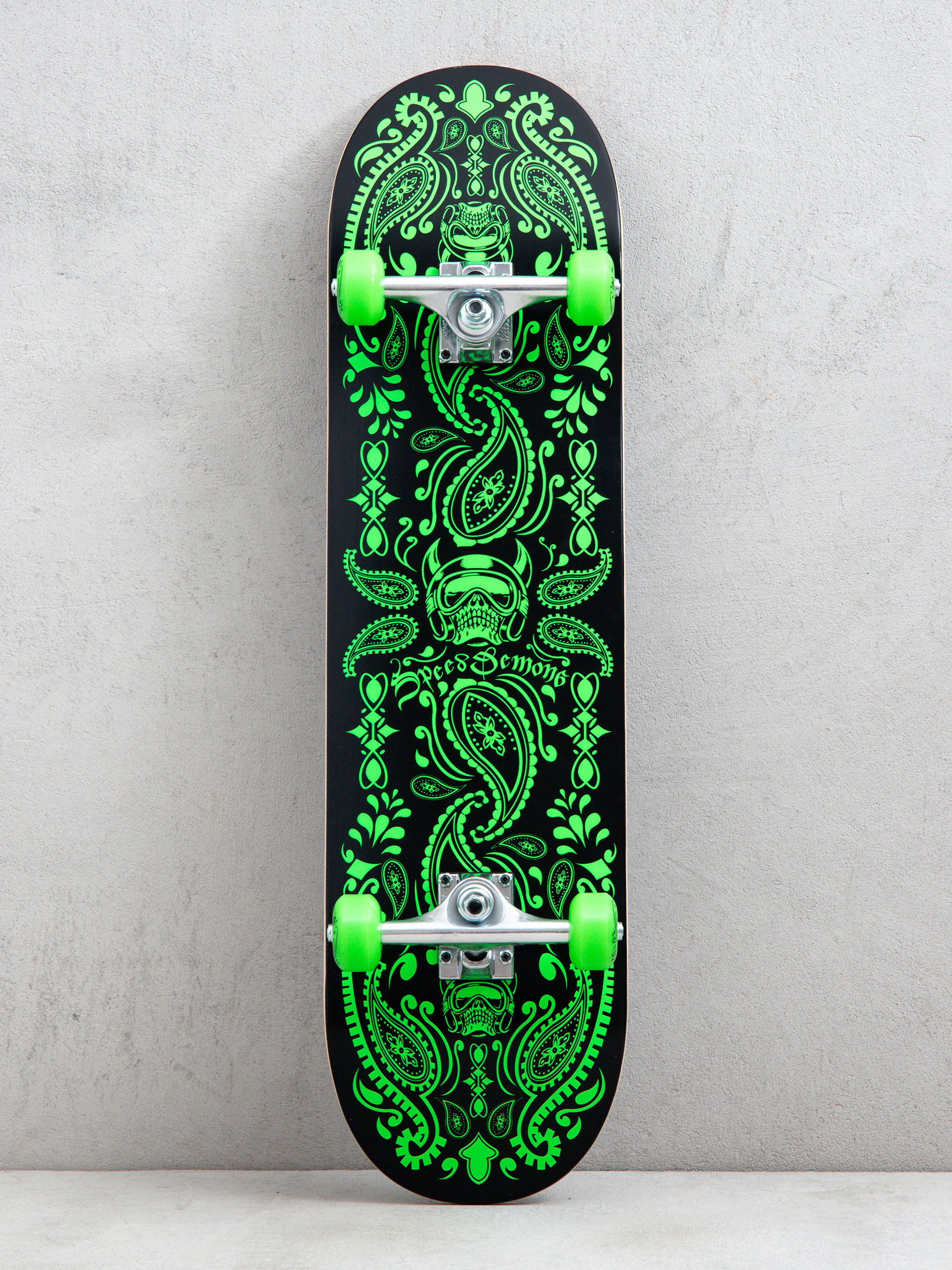 Komplett gördeszka Speed Demons Bandana (black/green)