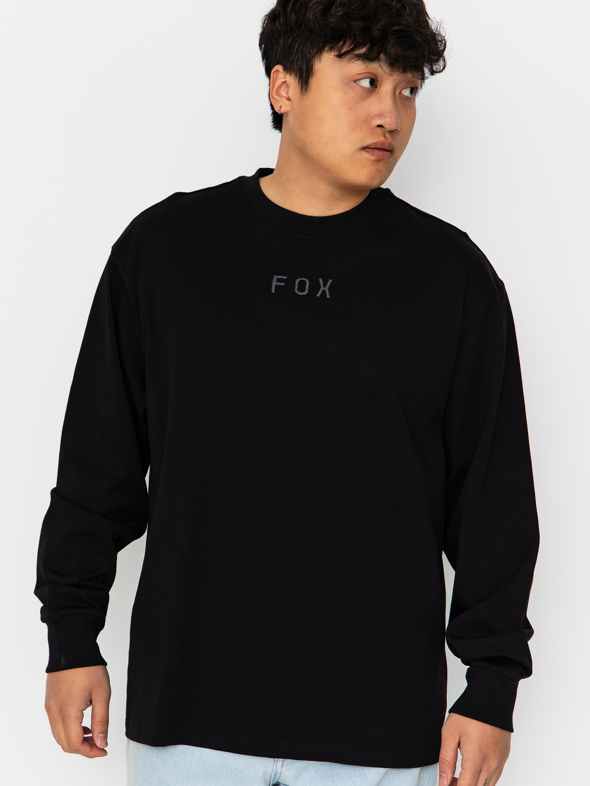 Fox Wordmark Oversized Hosszú ujjú felső