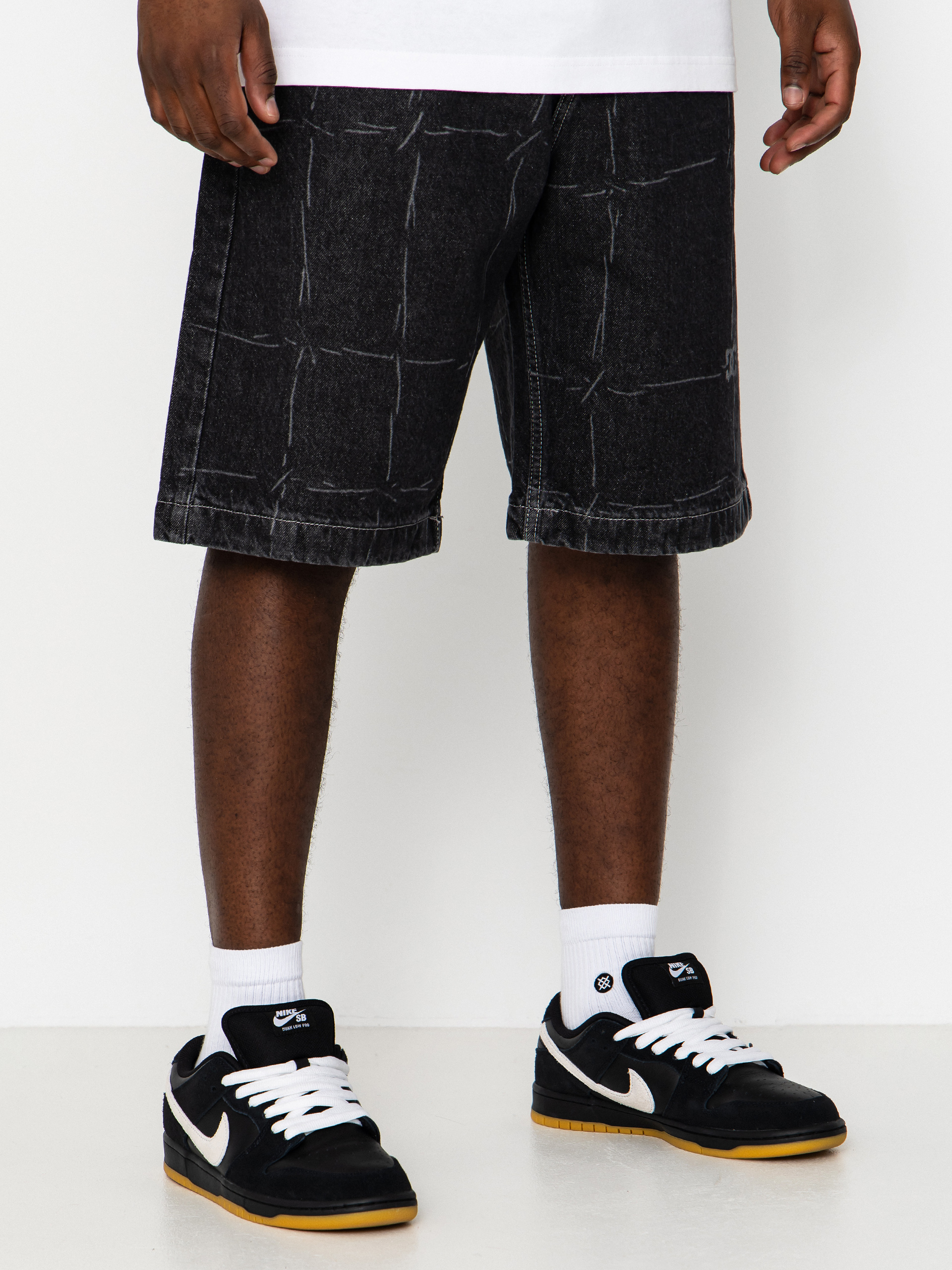 DC Baggy Denim Rövidnadrág (wired 32 black)