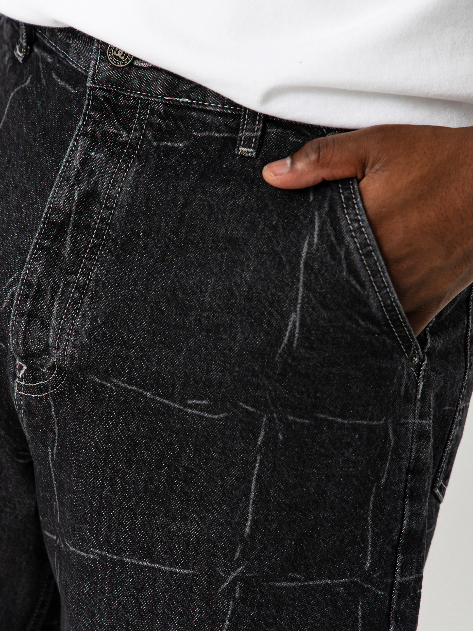 DC Baggy Denim Rövidnadrág (wired 32 black)