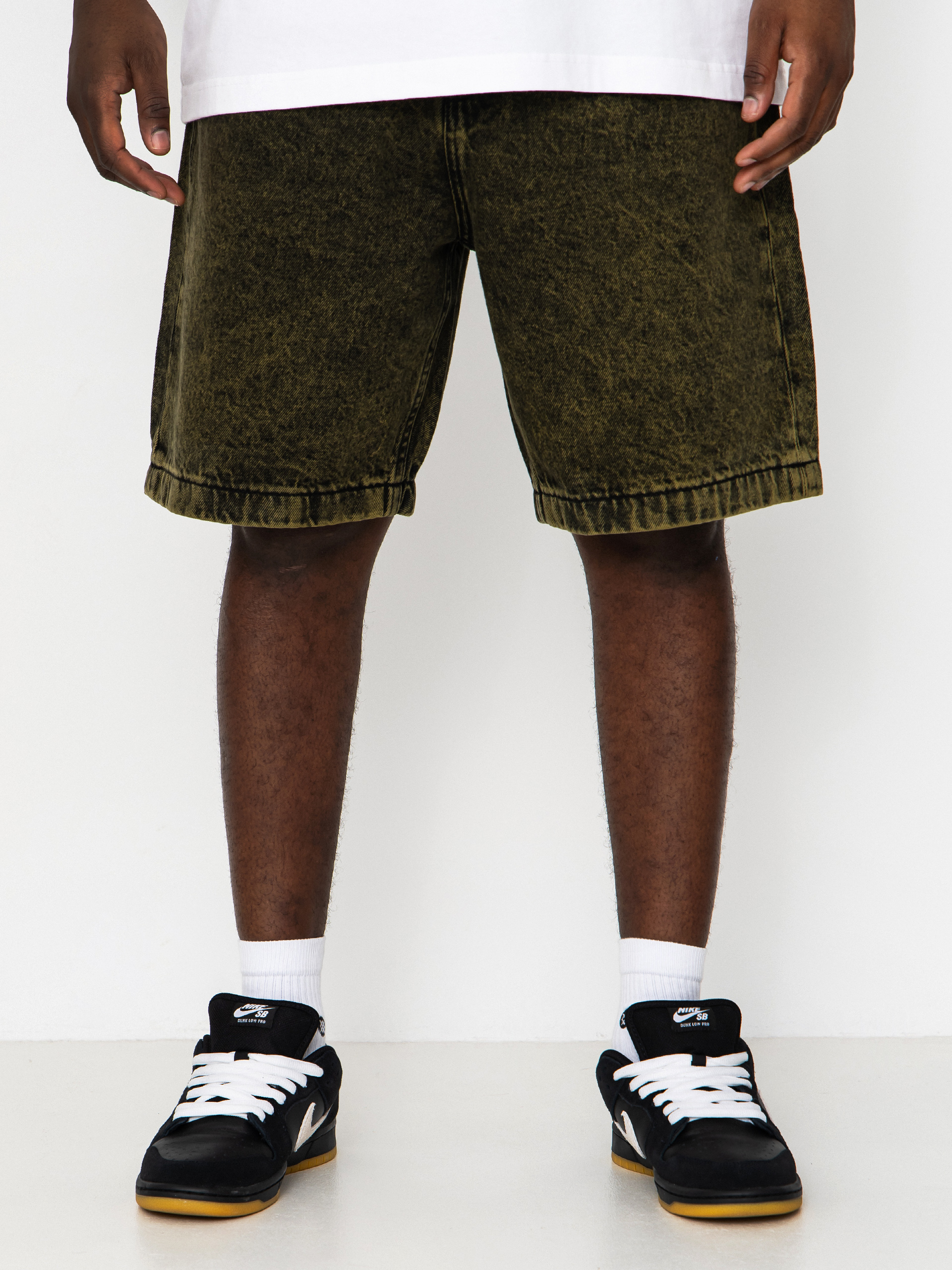 DC Baggy Denim Rövidnadrág (golden olive)