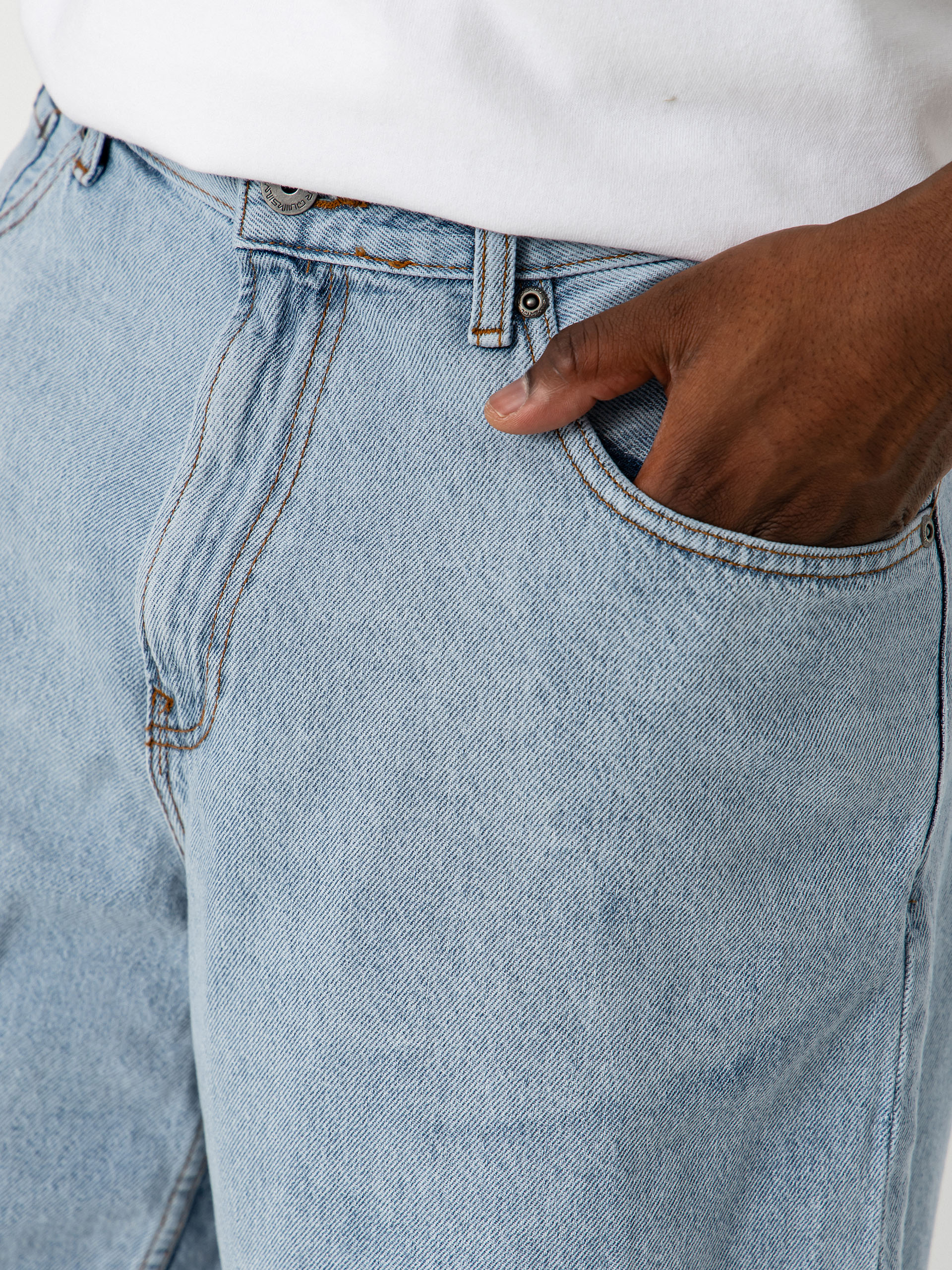 Quiksilver Baggy Denim Rövidnadrág (indigo light)
