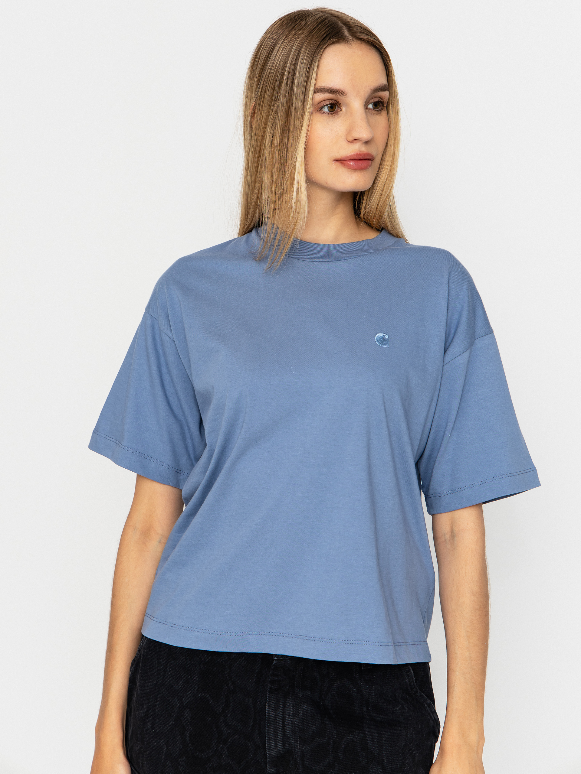 Póló Carhartt WIP Chester Wmn (gentle blue)
