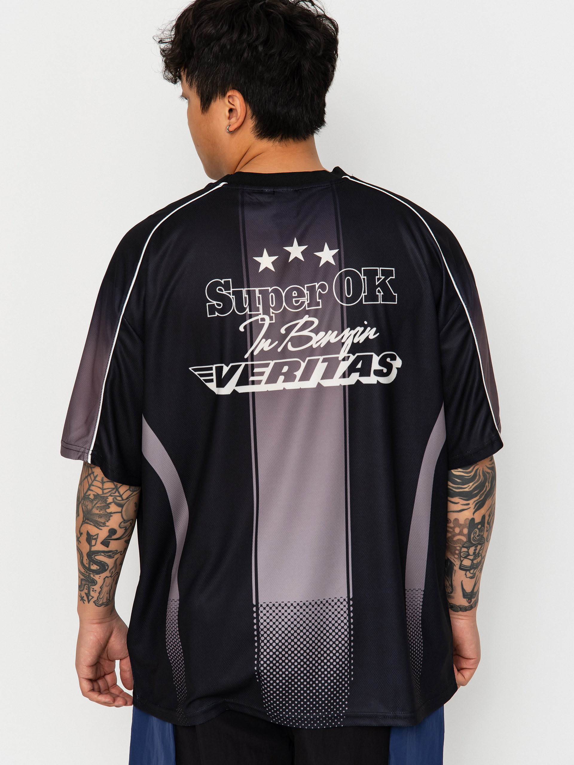 Póló Deus Ex Machina Enduro Ss Moto Jersey (black)