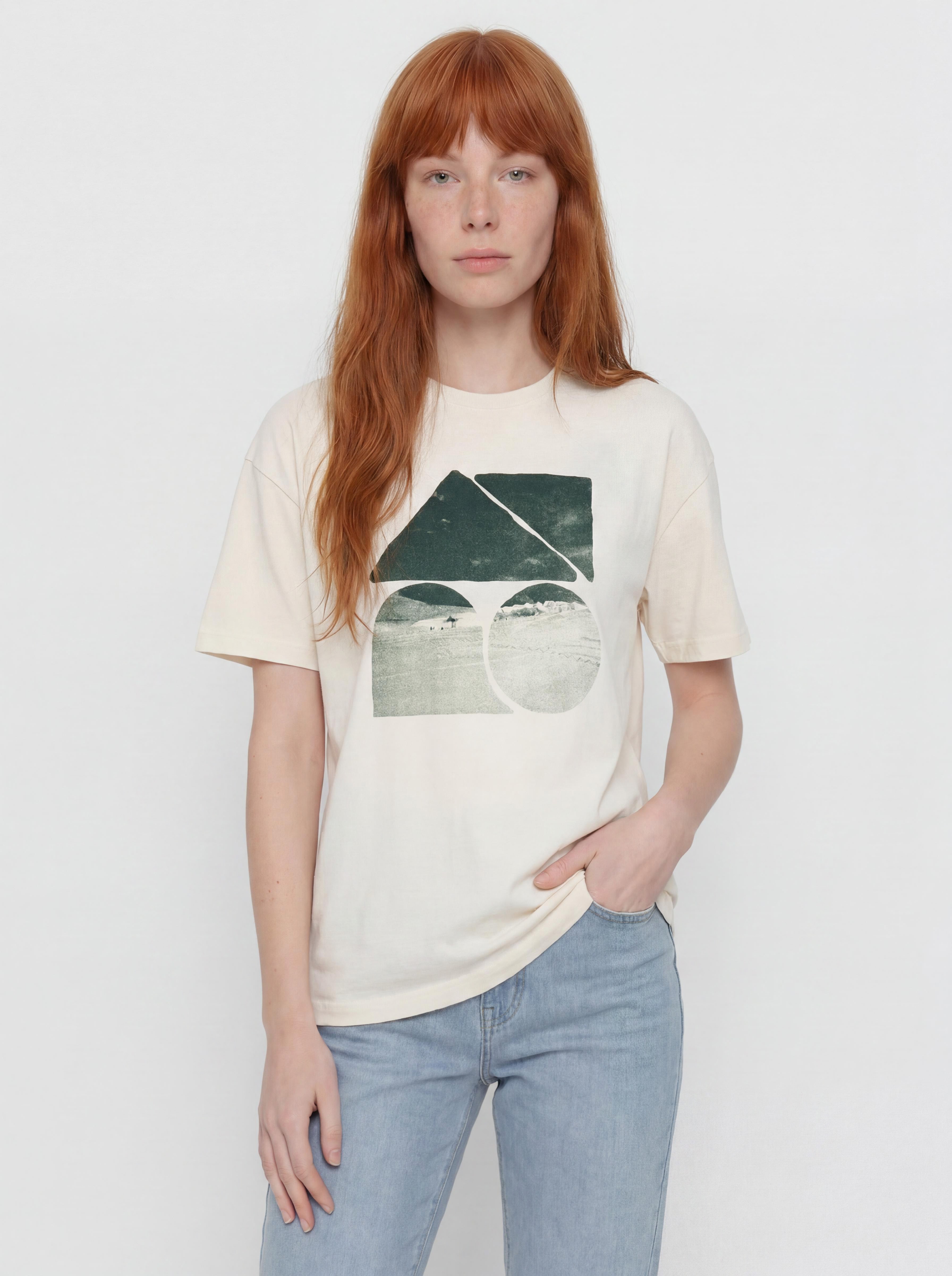 Póló Patagonia Oversized Driftways Organic Wmn (undyed natural)