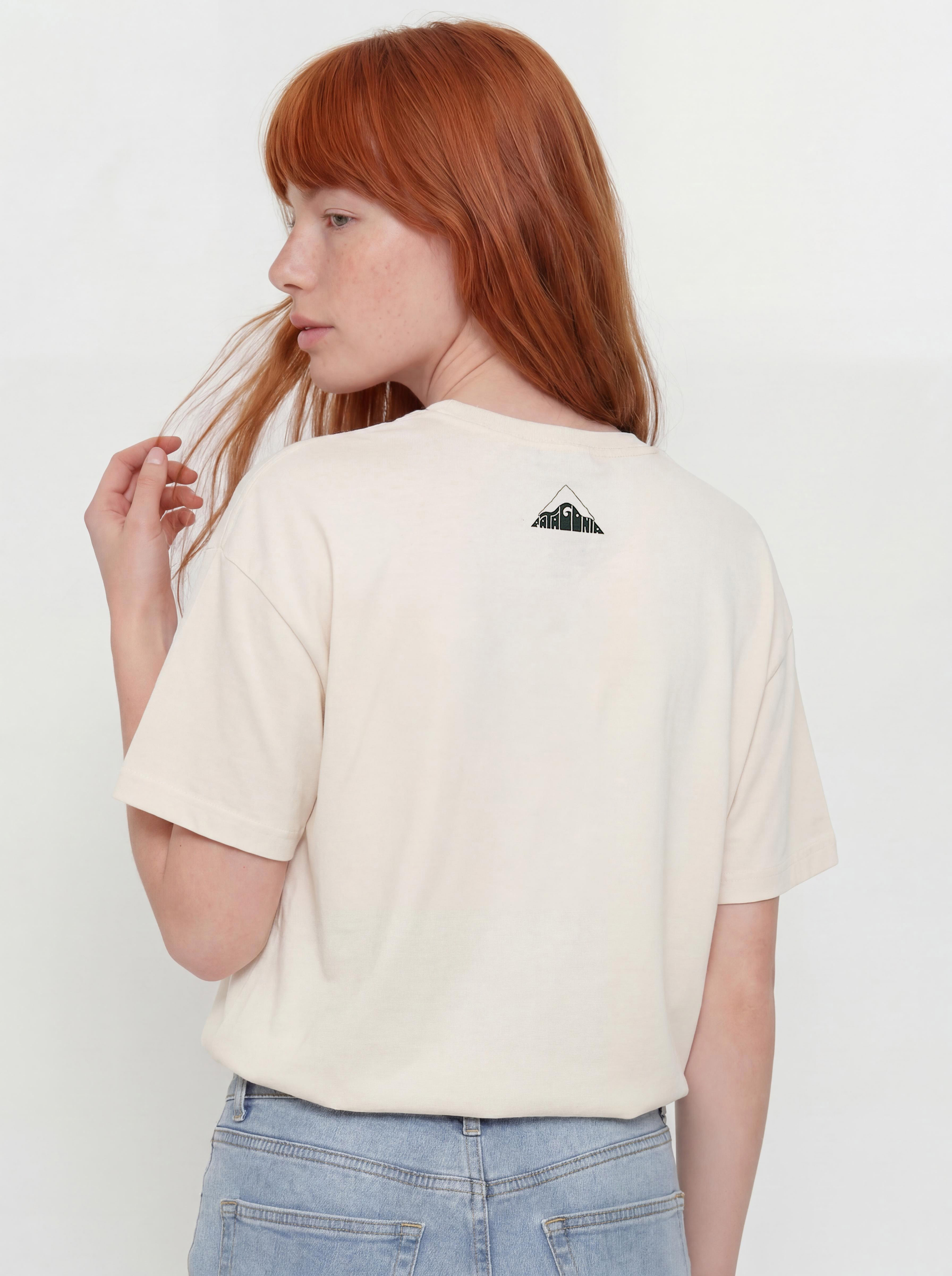 Póló Patagonia Oversized Driftways Organic Wmn (undyed natural)