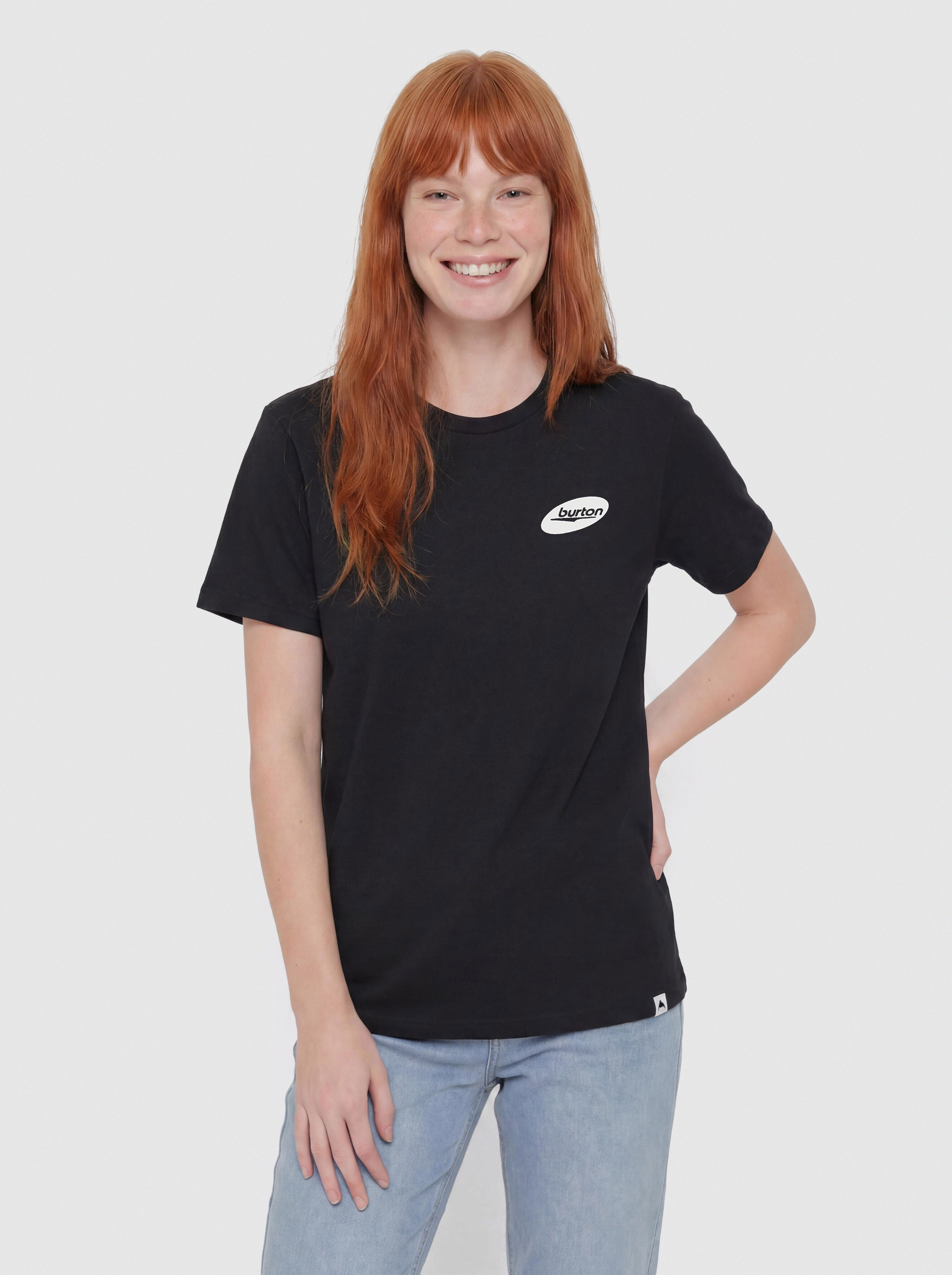 Burton Heavyweight Logo Póló (true black)