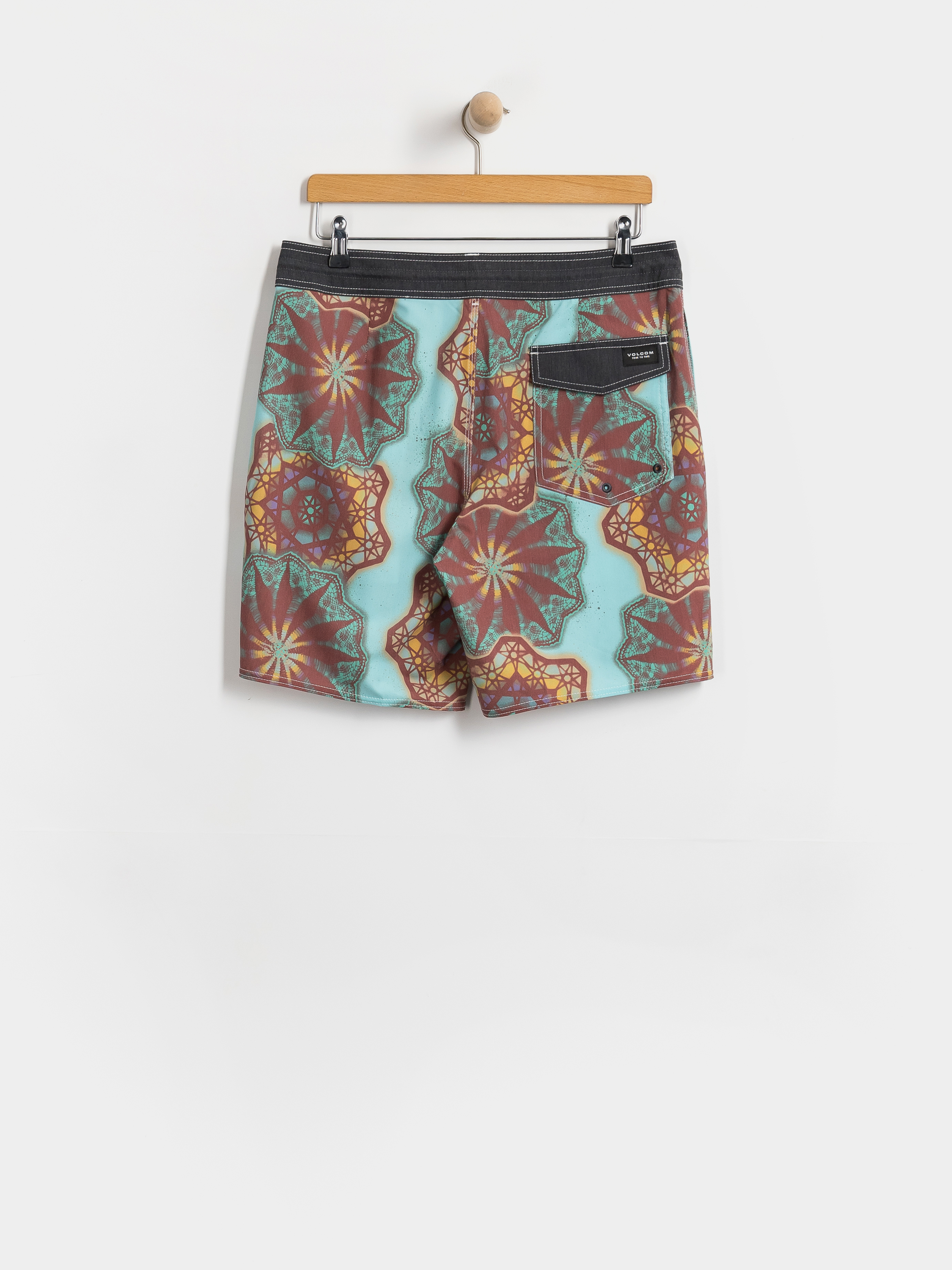 Boardshort Volcom Pcs Star Shields Stoney (black)