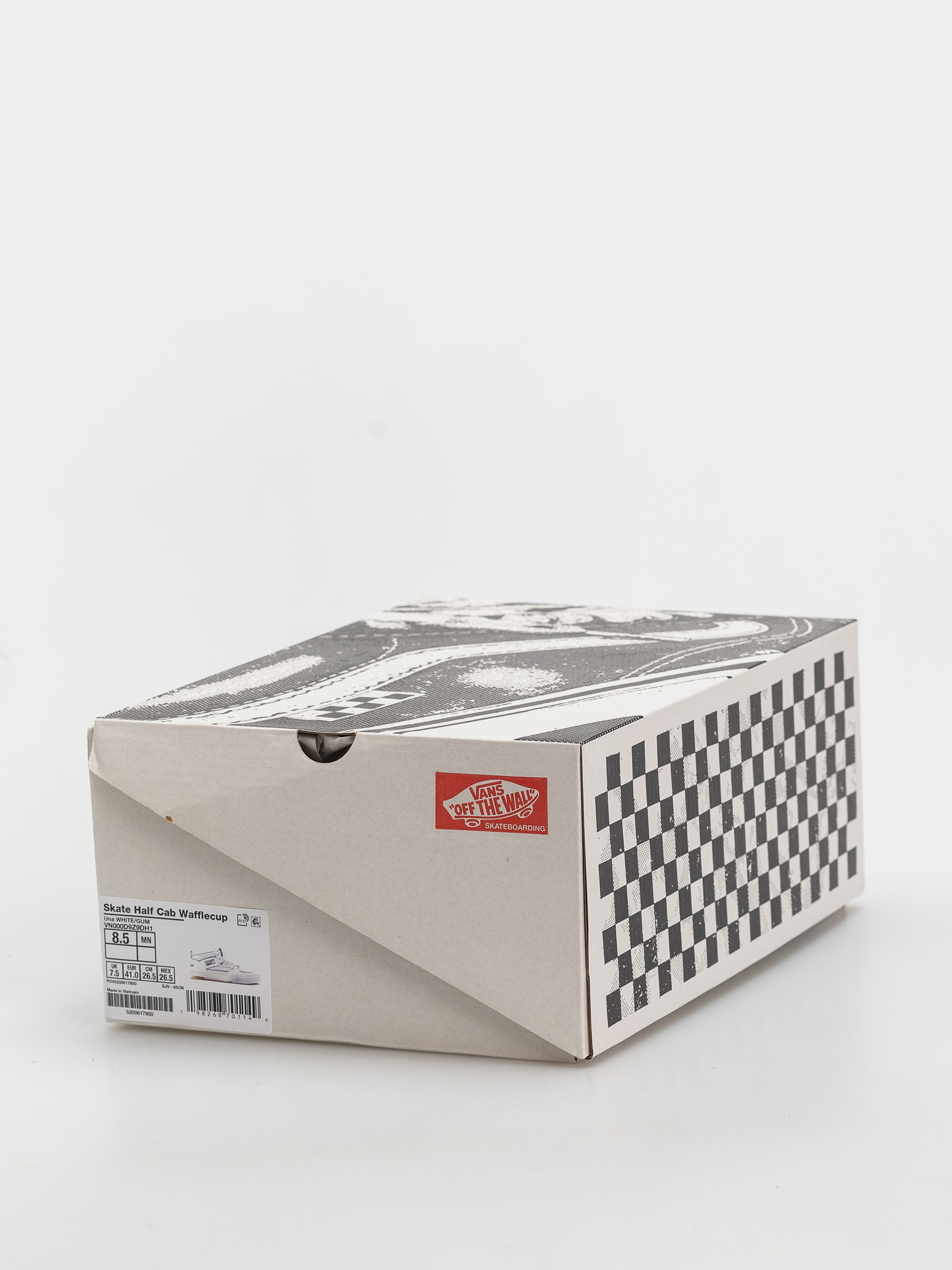 Cipők Vans Skate Half Cab Wafflecup (white/gum)